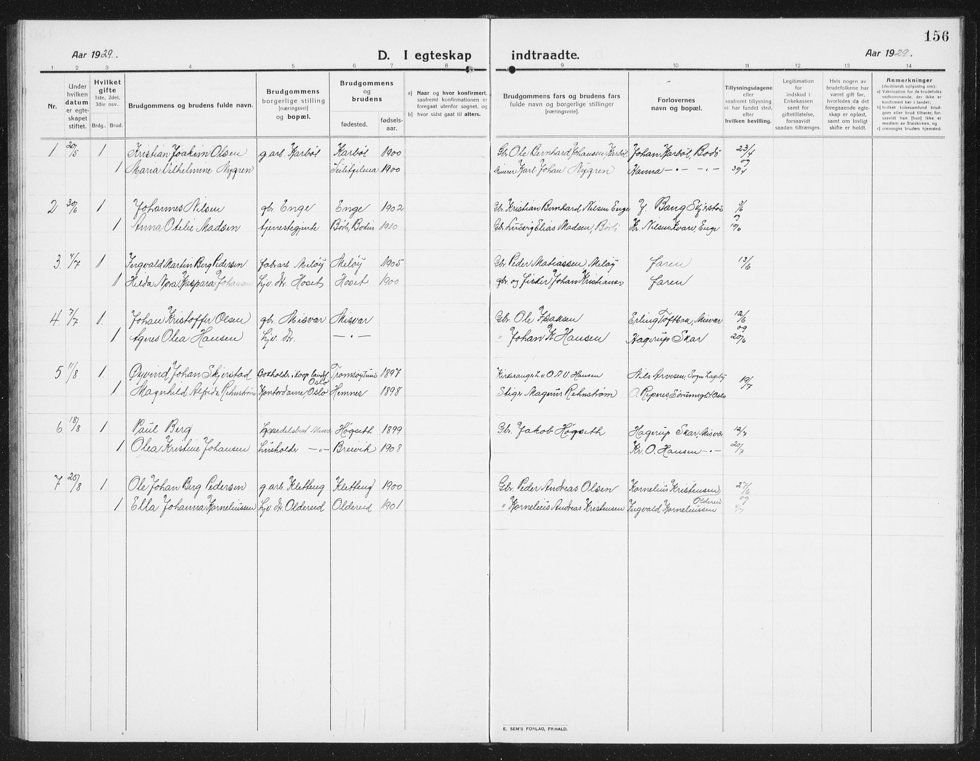 Ministerialprotokoller, klokkerbøker og fødselsregistre - Nordland, AV/SAT-A-1459/852/L0757: Parish register (copy) no. 852C08, 1916-1934, p. 156