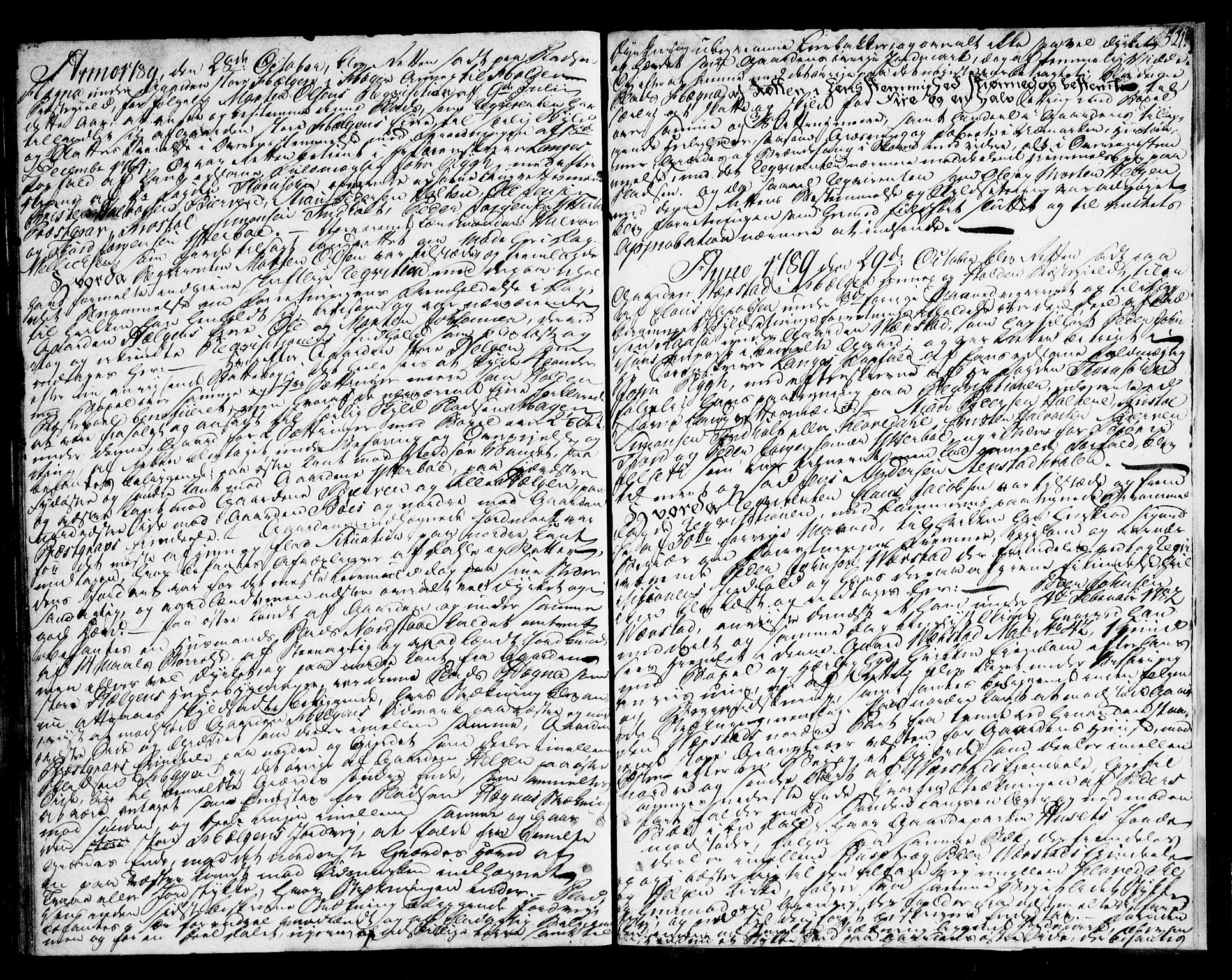 Nedre Telemark sorenskriveri, SAKO/A-135/F/Fa/L0029: Tingbok, 1786-1789, p. 521