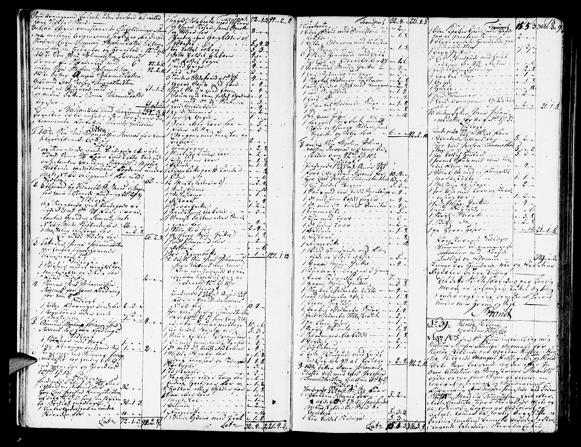Nordhordland sorenskrivar, AV/SAB-A-2901/1/H/Ha/L0011a: Skifteprotokollar Nordhordland , 1805-1807, p. 17b-18a