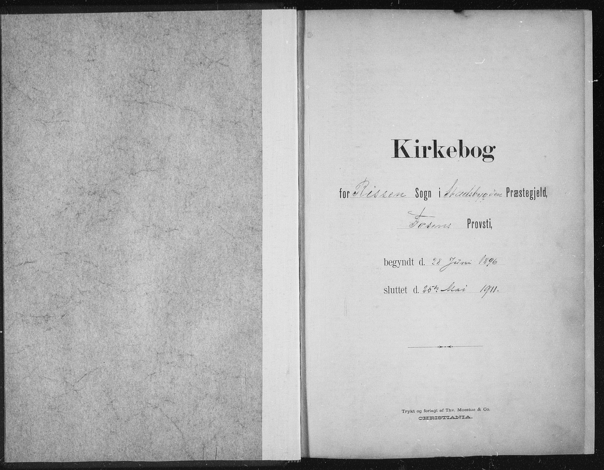 Ministerialprotokoller, klokkerbøker og fødselsregistre - Sør-Trøndelag, SAT/A-1456/647/L0635: Parish register (official) no. 647A02, 1896-1911