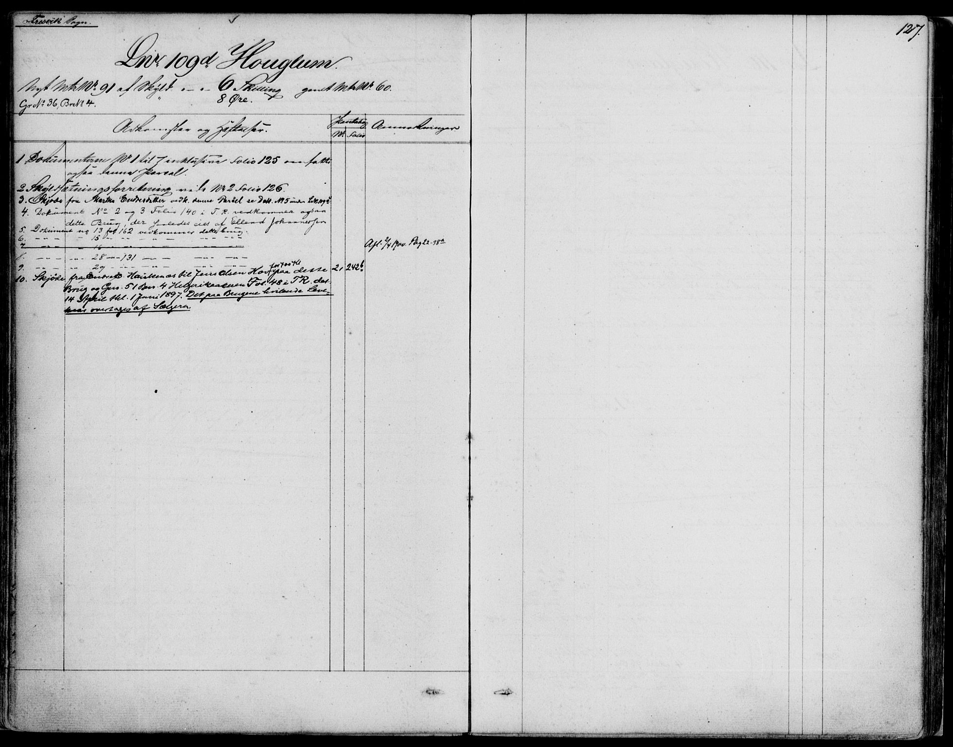 Ytre Sogn tingrett, SAB/A-2601/1/G/Gaa/L0007: Mortgage register no. II.A.a.7, 1800-1900, p. 127