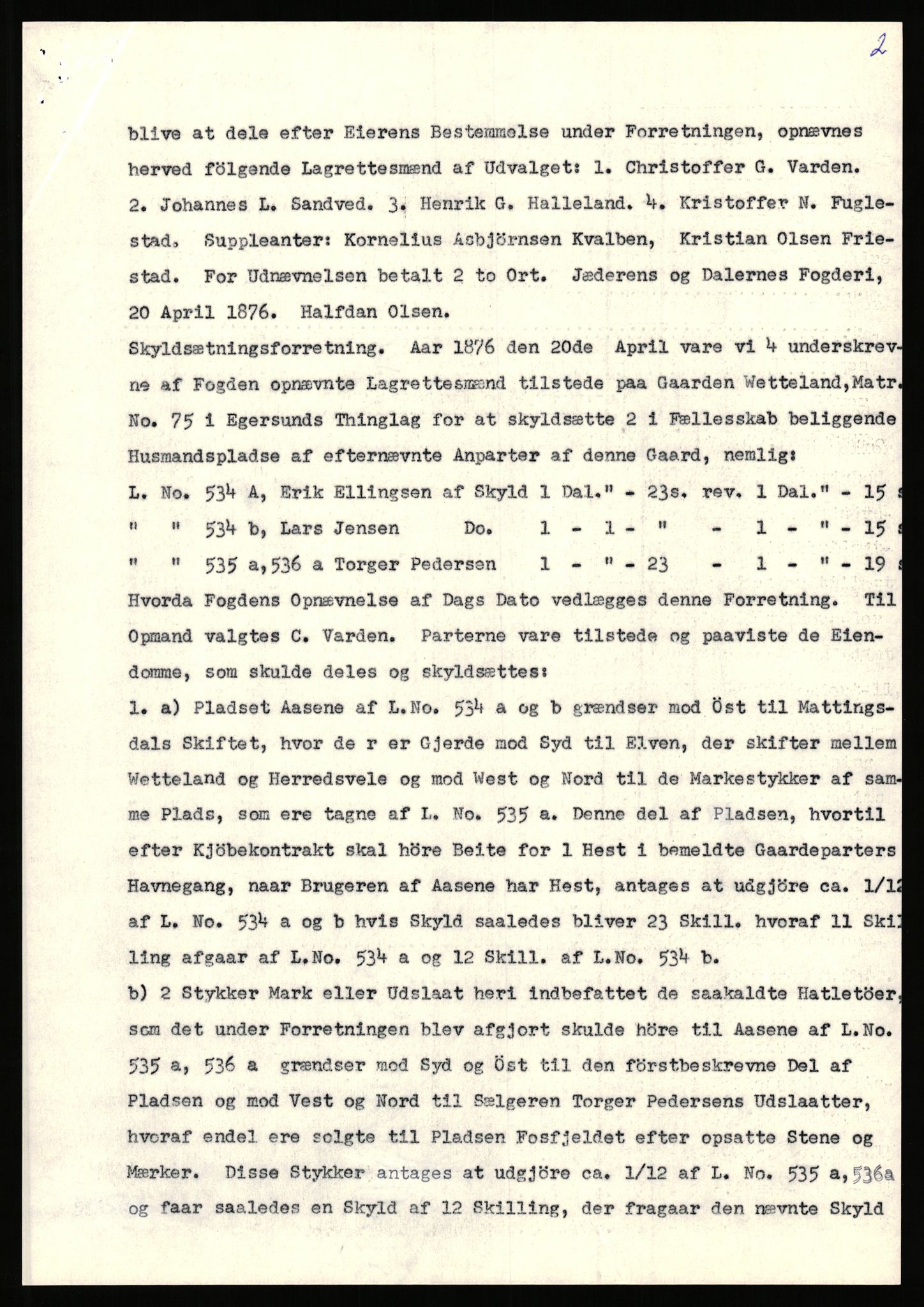 Statsarkivet i Stavanger, SAST/A-101971/03/Y/Yj/L0094: Avskrifter sortert etter gårdsnavn: Vetrhus - Vik i Nerstrand, 1750-1930, p. 116