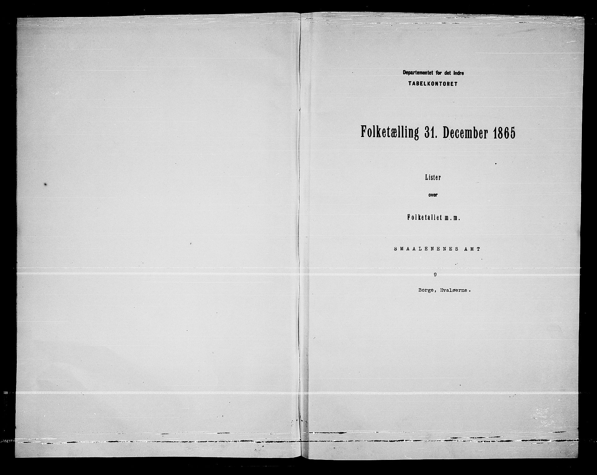 RA, 1865 census for Borge, 1865, p. 3