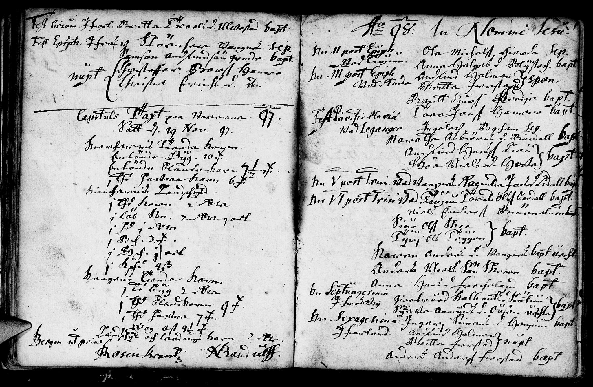 Leikanger sokneprestembete, SAB/A-81001: Parish register (official) no. A 1, 1690-1734, p. 28