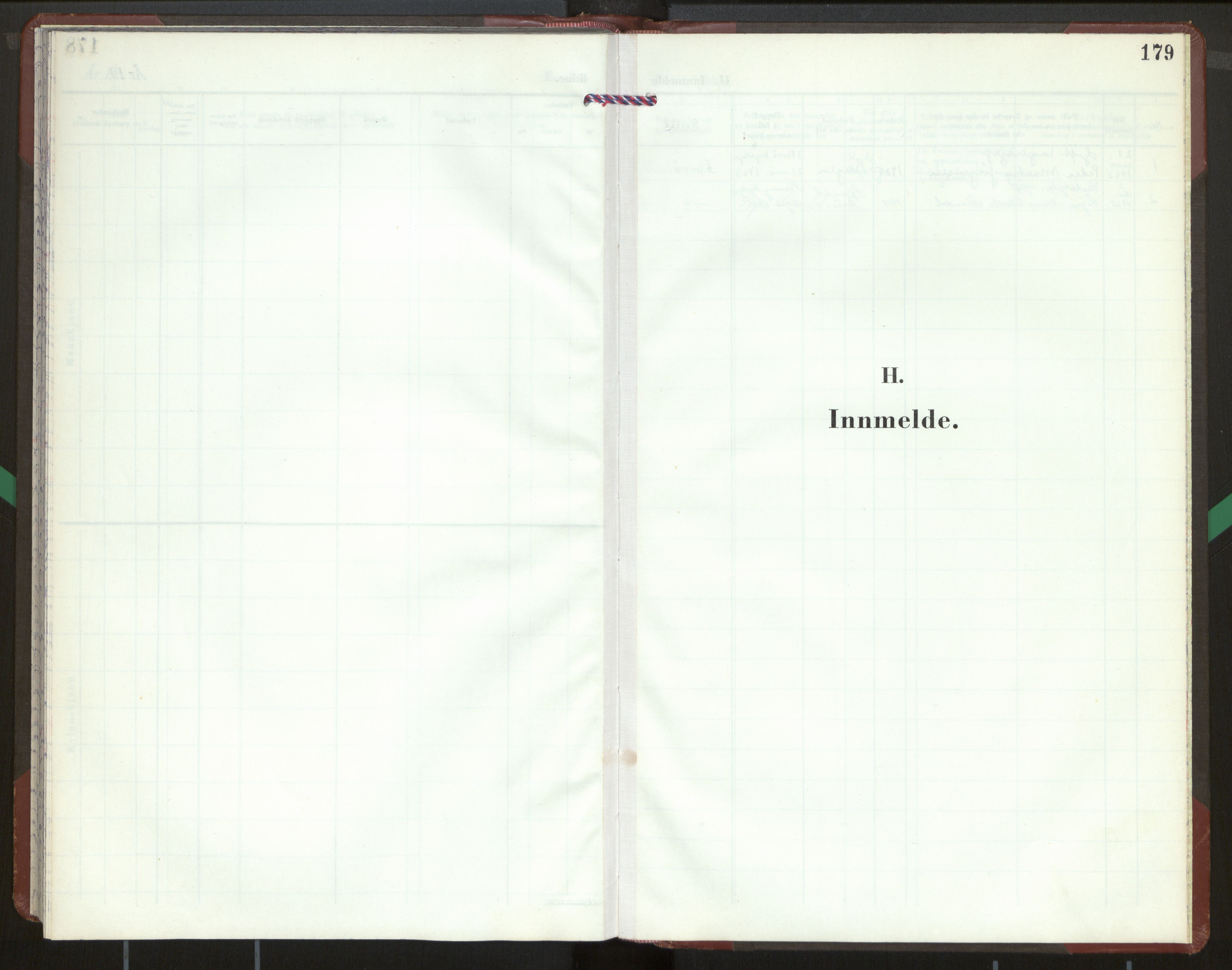 Kinn sokneprestembete, SAB/A-80801/H/Hab/Habb/L0002: Parish register (copy) no. B 2, 1959-1971, p. 179