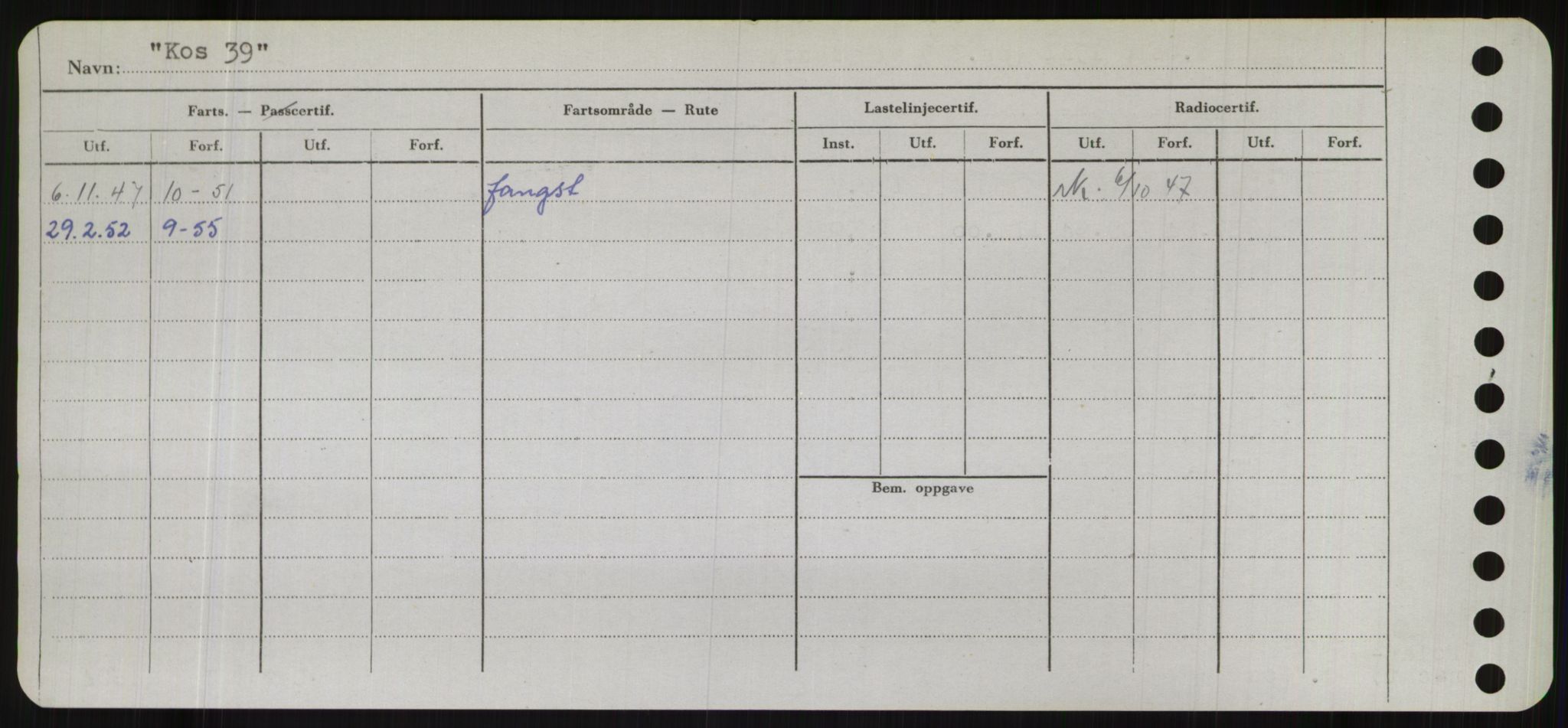 Sjøfartsdirektoratet med forløpere, Skipsmålingen, AV/RA-S-1627/H/Hb/L0003: Fartøy, I-N, p. 174