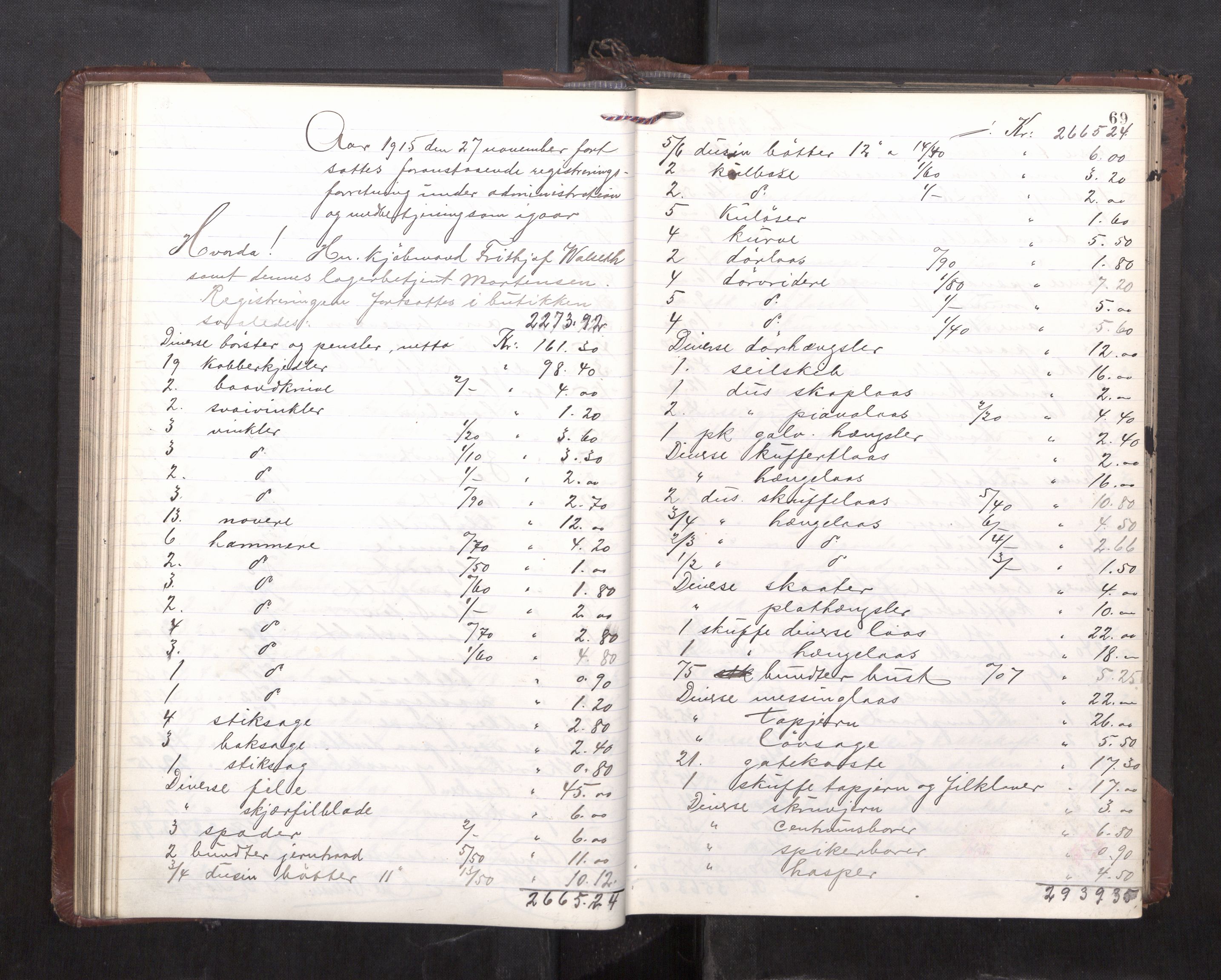 Trondheim byfogd, AV/SAT-A-0003/1/3/3C/L0036: Skifteregistreringsprotokoll - 14/4-24/9. (u/ register), 1915-1918, p. 69