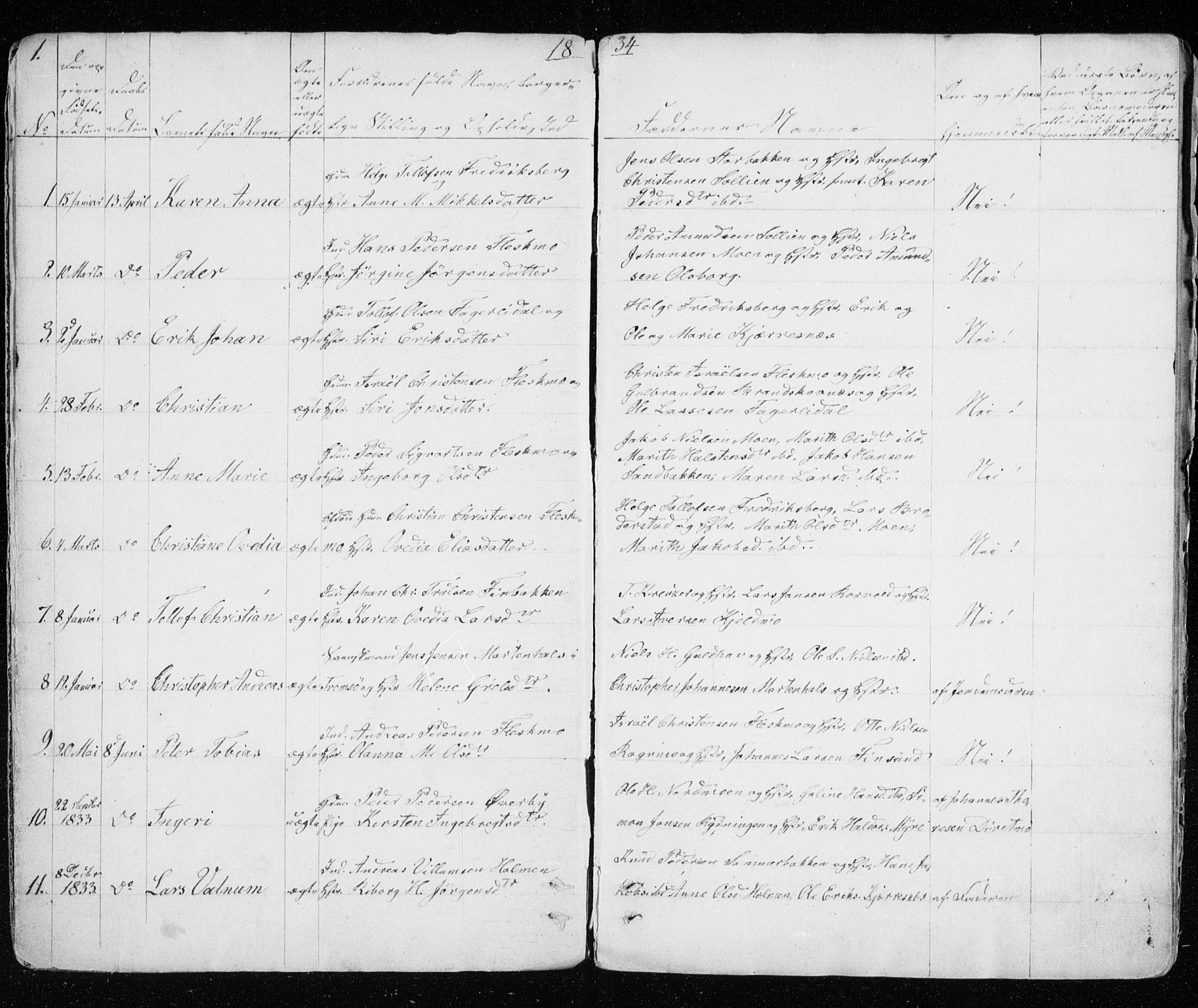 Målselv sokneprestembete, SATØ/S-1311/G/Ga/Gaa/L0001kirke: Parish register (official) no. 1, 1834-1853, p. 1