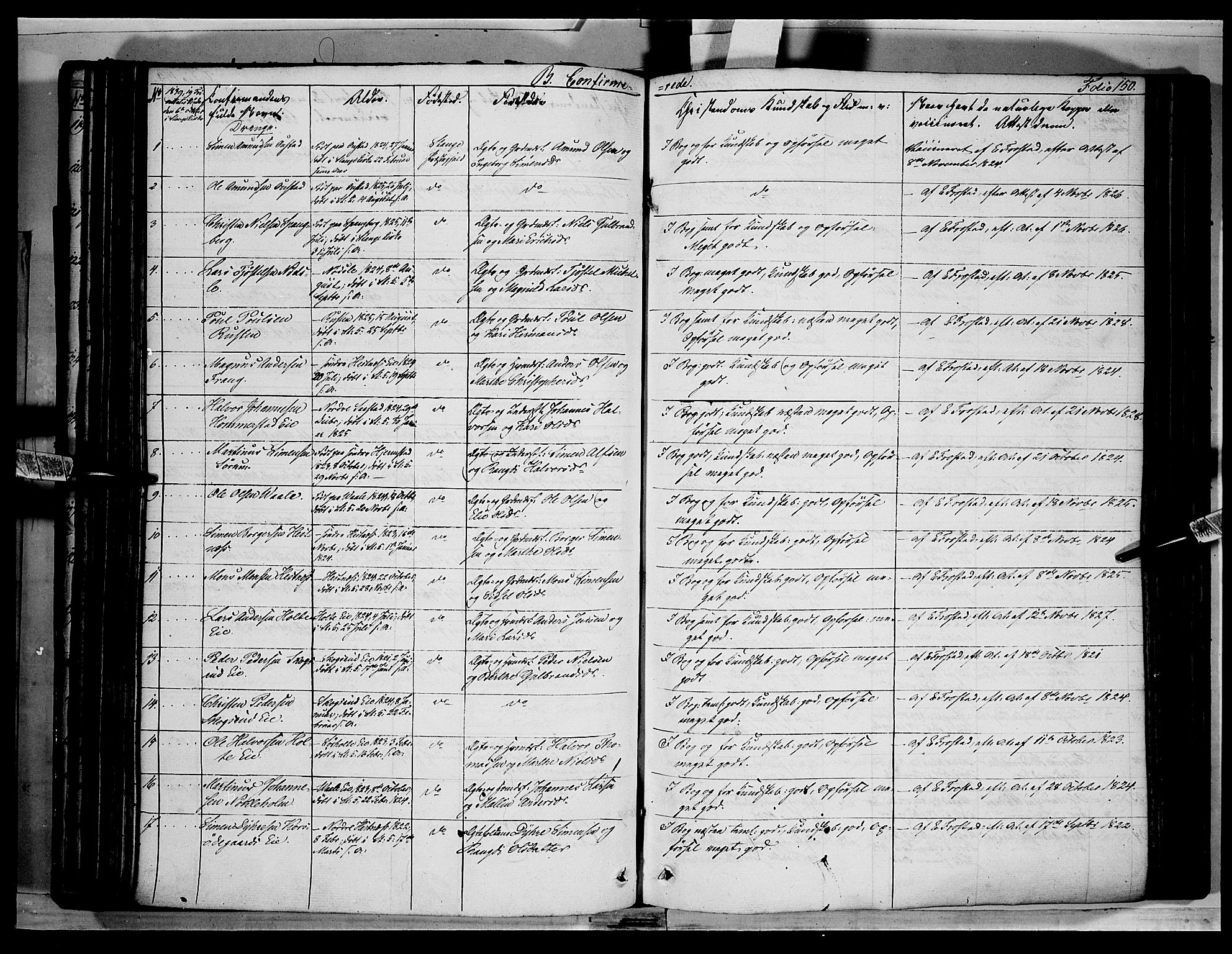 Stange prestekontor, SAH/PREST-002/K/L0010: Parish register (official) no. 10, 1835-1845, p. 150