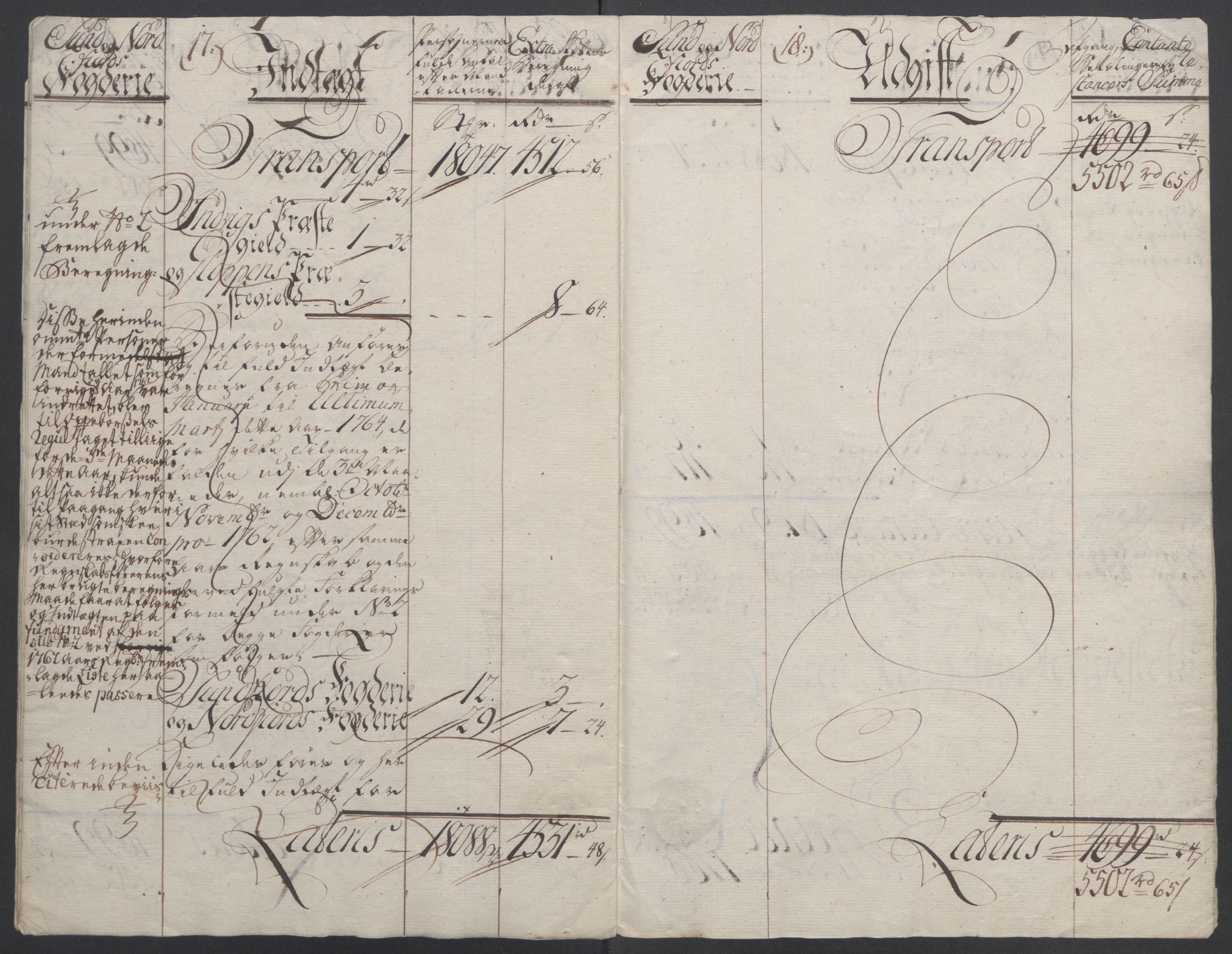 Rentekammeret inntil 1814, Reviderte regnskaper, Fogderegnskap, AV/RA-EA-4092/R53/L3550: Ekstraskatten Sunn- og Nordfjord, 1762-1771, p. 77