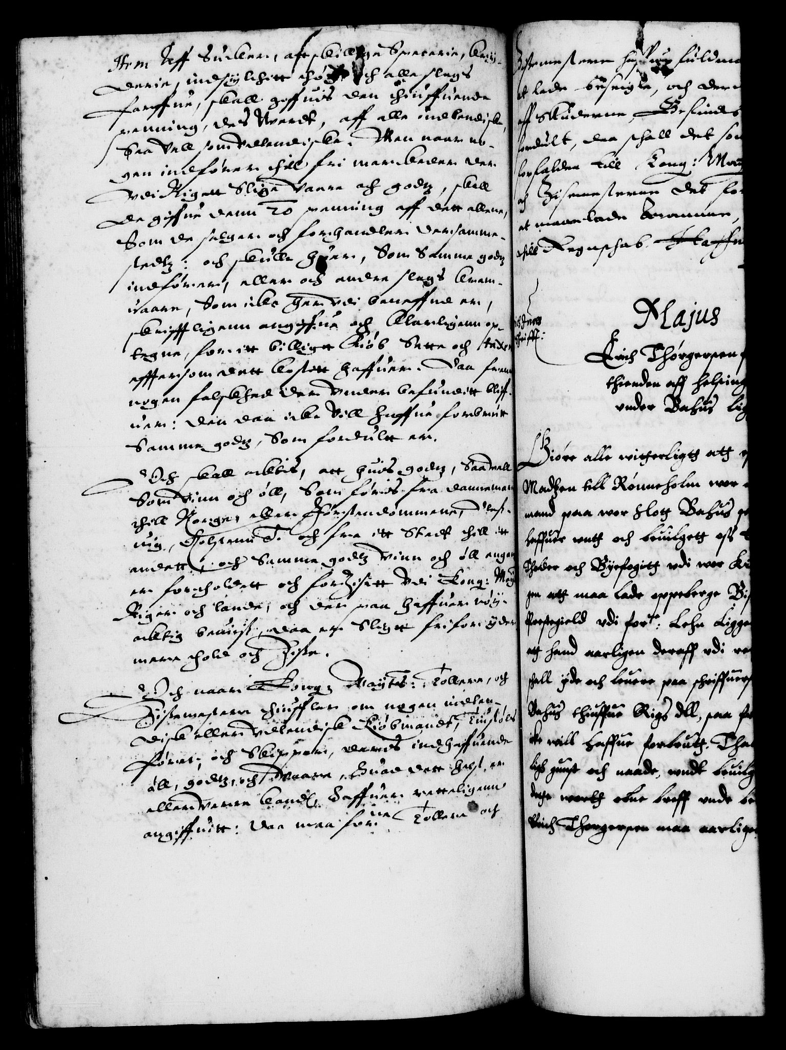 Danske Kanselli 1572-1799, AV/RA-EA-3023/F/Fc/Fca/Fcaa/L0003: Norske registre (mikrofilm), 1596-1616, p. 396b