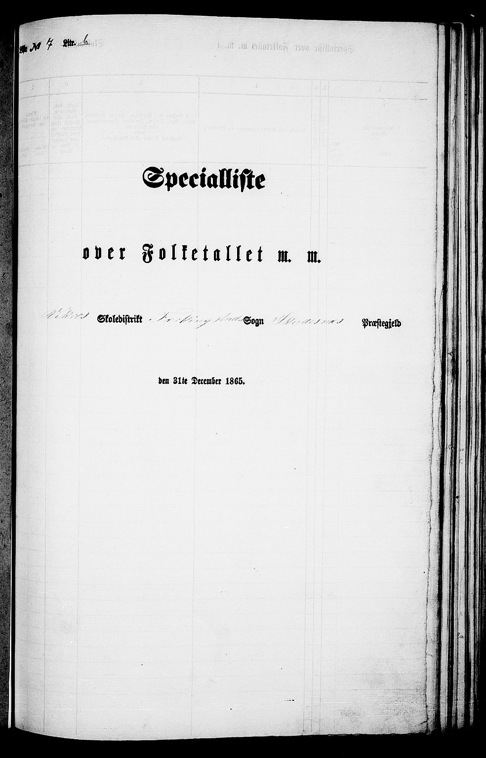 RA, 1865 census for Skudenes, 1865, p. 131