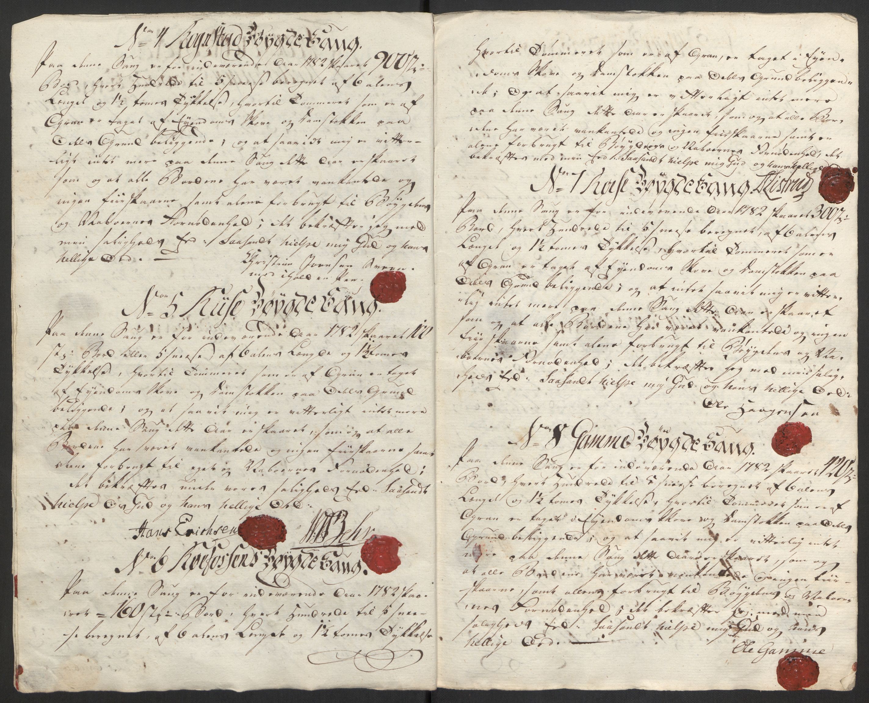 Rentekammeret inntil 1814, Reviderte regnskaper, Fogderegnskap, AV/RA-EA-4092/R19/L1369: Fogderegnskap Toten, Hadeland og Vardal, 1782, p. 84