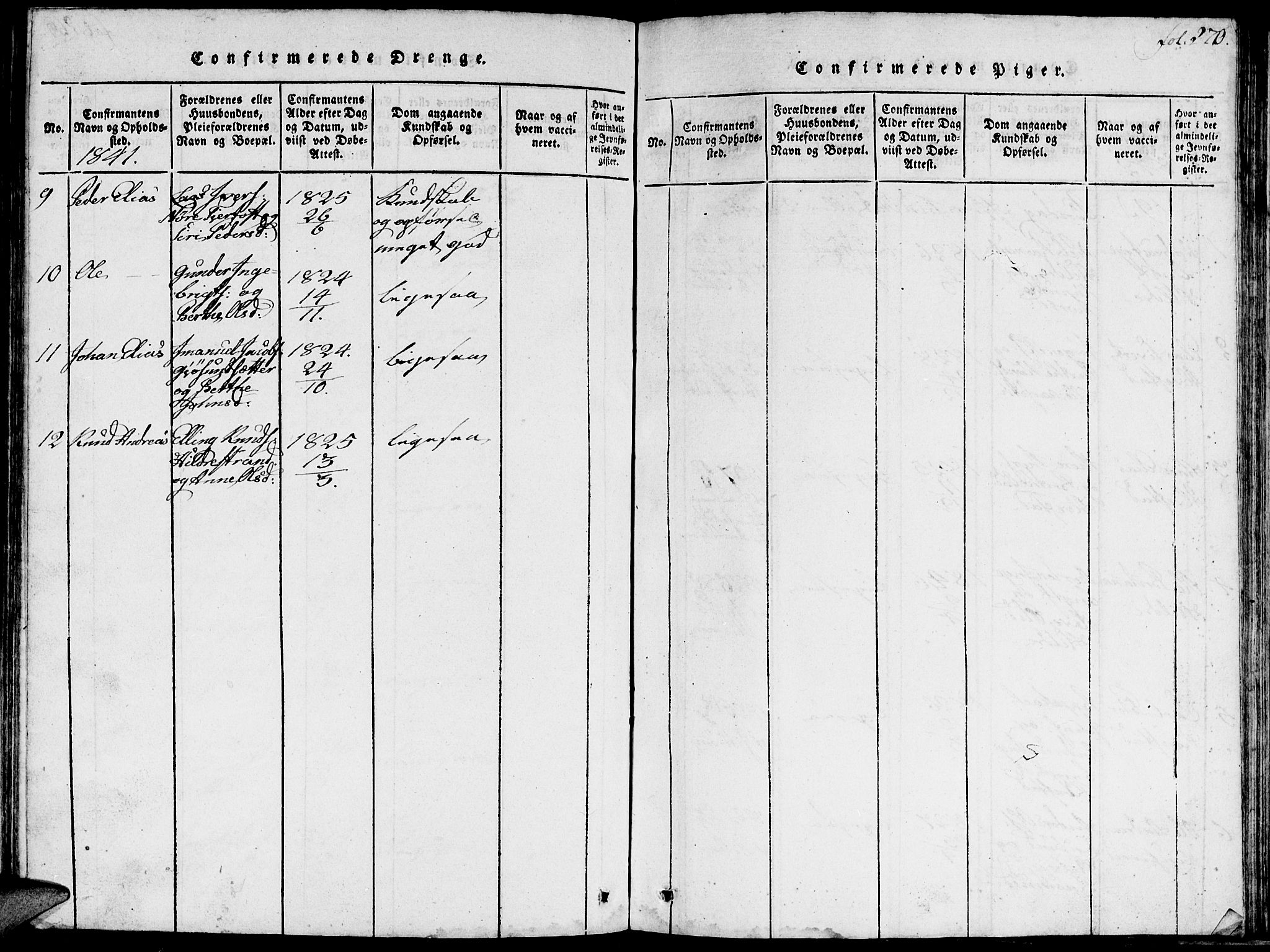 Ministerialprotokoller, klokkerbøker og fødselsregistre - Møre og Romsdal, AV/SAT-A-1454/536/L0506: Parish register (copy) no. 536C01, 1818-1859, p. 270