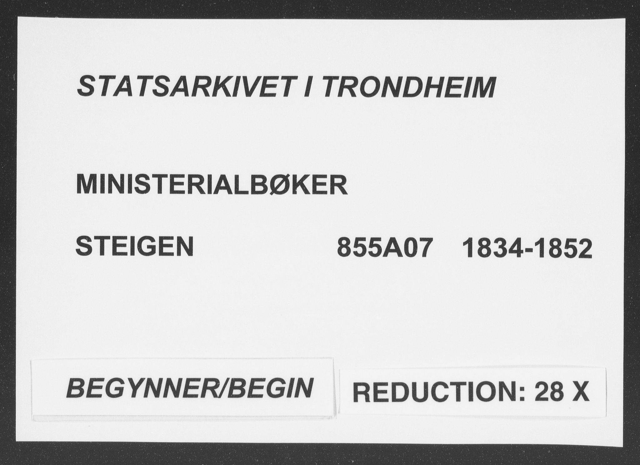 Ministerialprotokoller, klokkerbøker og fødselsregistre - Nordland, SAT/A-1459/855/L0799: Parish register (official) no. 855A07, 1834-1852