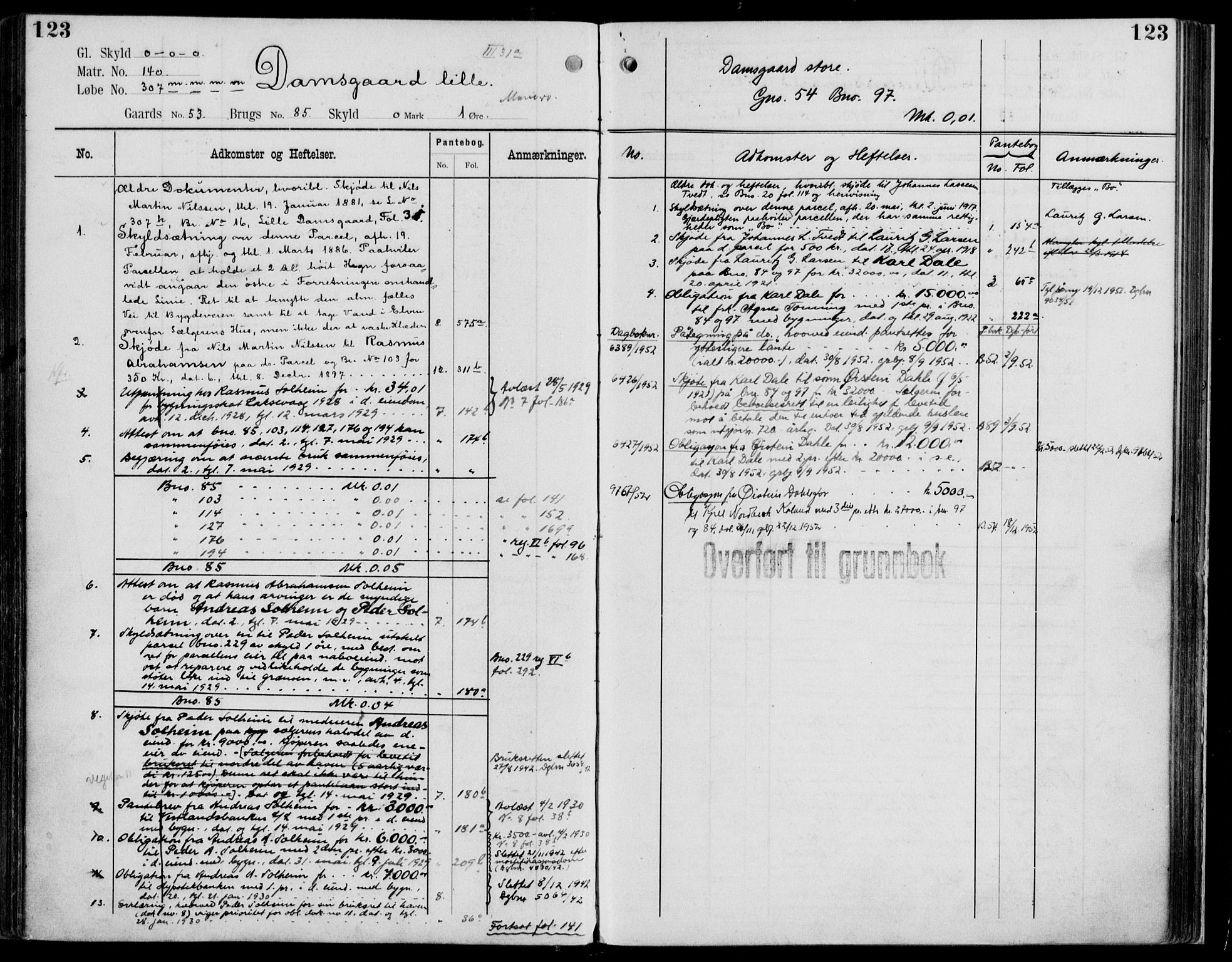 Midhordland sorenskriveri, AV/SAB-A-3001/1/G/Ga/Gab/L0113: Mortgage register no. II.A.b.113, p. 123