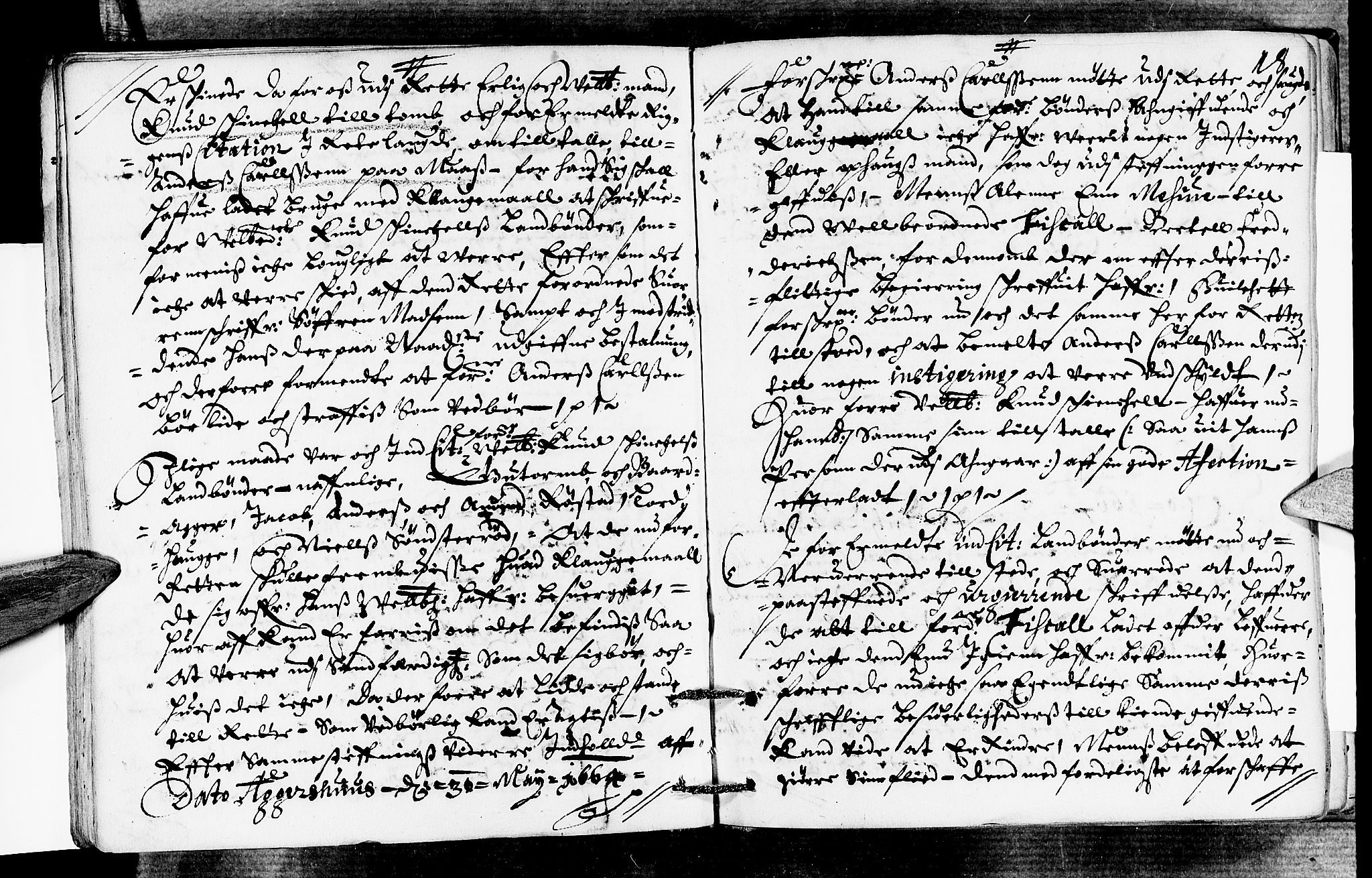 Moss sorenskriveri, AV/SAO-A-10168, 1664-1666, p. 17b-18a