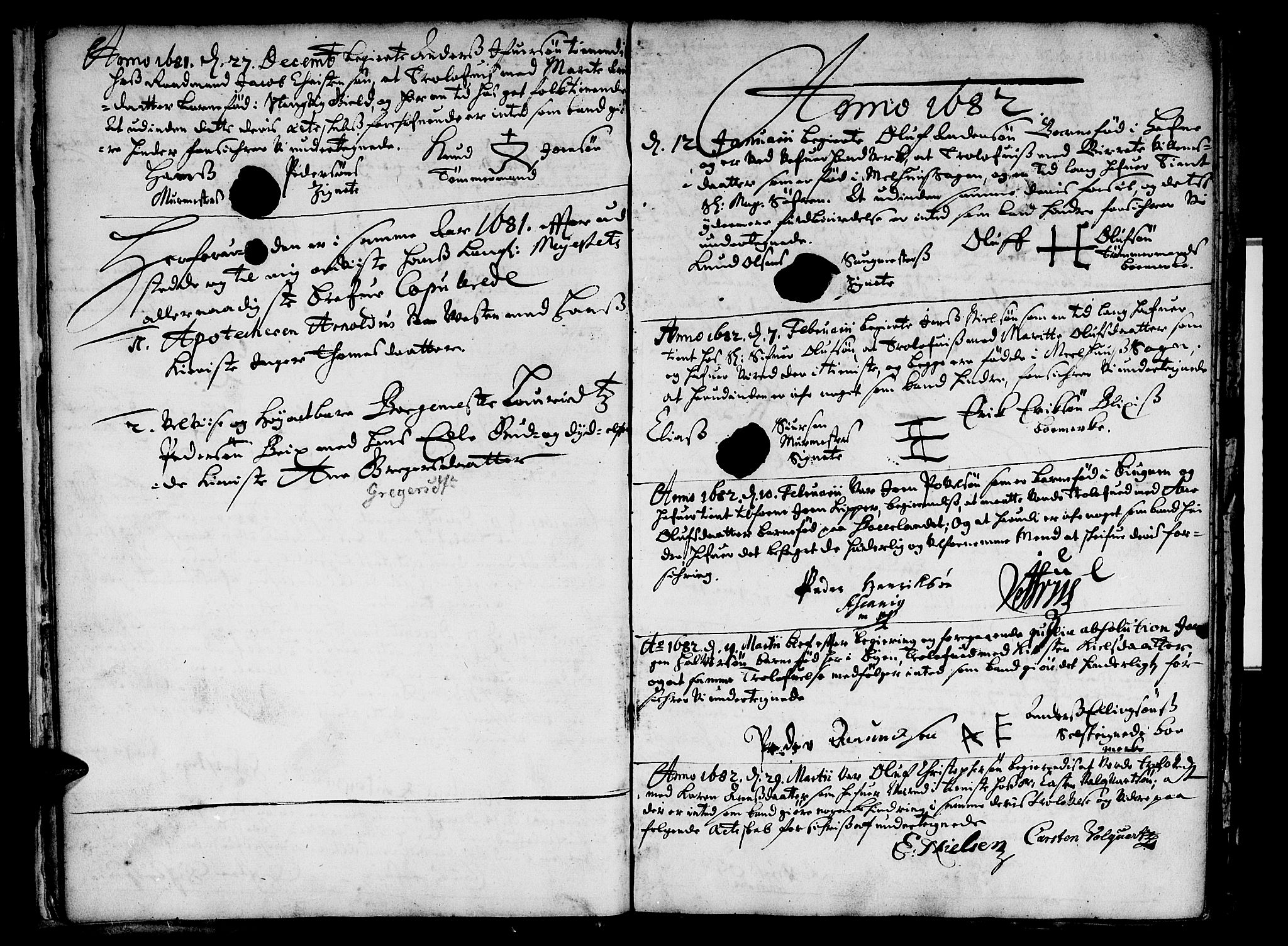 Ministerialprotokoller, klokkerbøker og fødselsregistre - Sør-Trøndelag, SAT/A-1456/601/L0033: Parish register (official) no. 601A01, 1679-1728