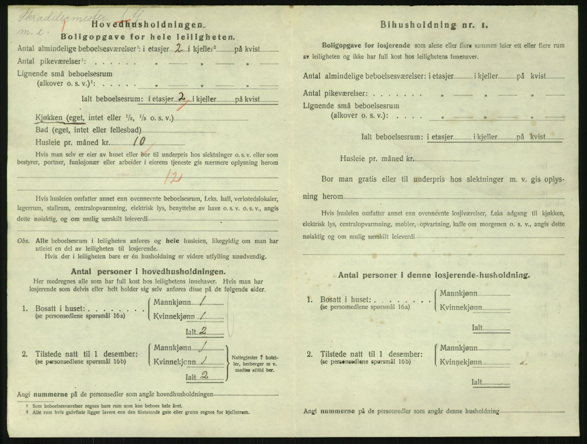 SAKO, 1920 census for Horten, 1920, p. 7954