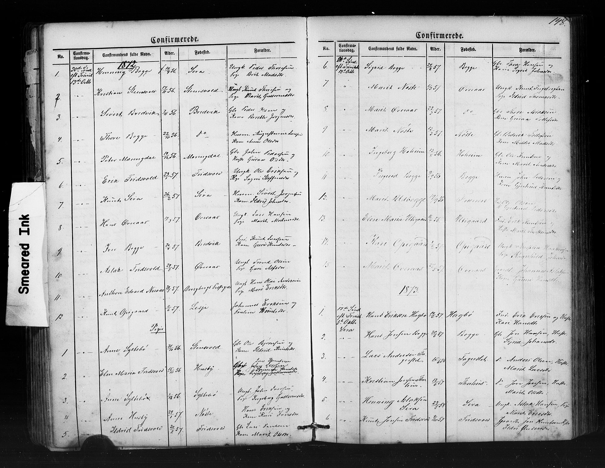 Ministerialprotokoller, klokkerbøker og fødselsregistre - Møre og Romsdal, SAT/A-1454/552/L0638: Parish register (copy) no. 552C01, 1867-1902, p. 148