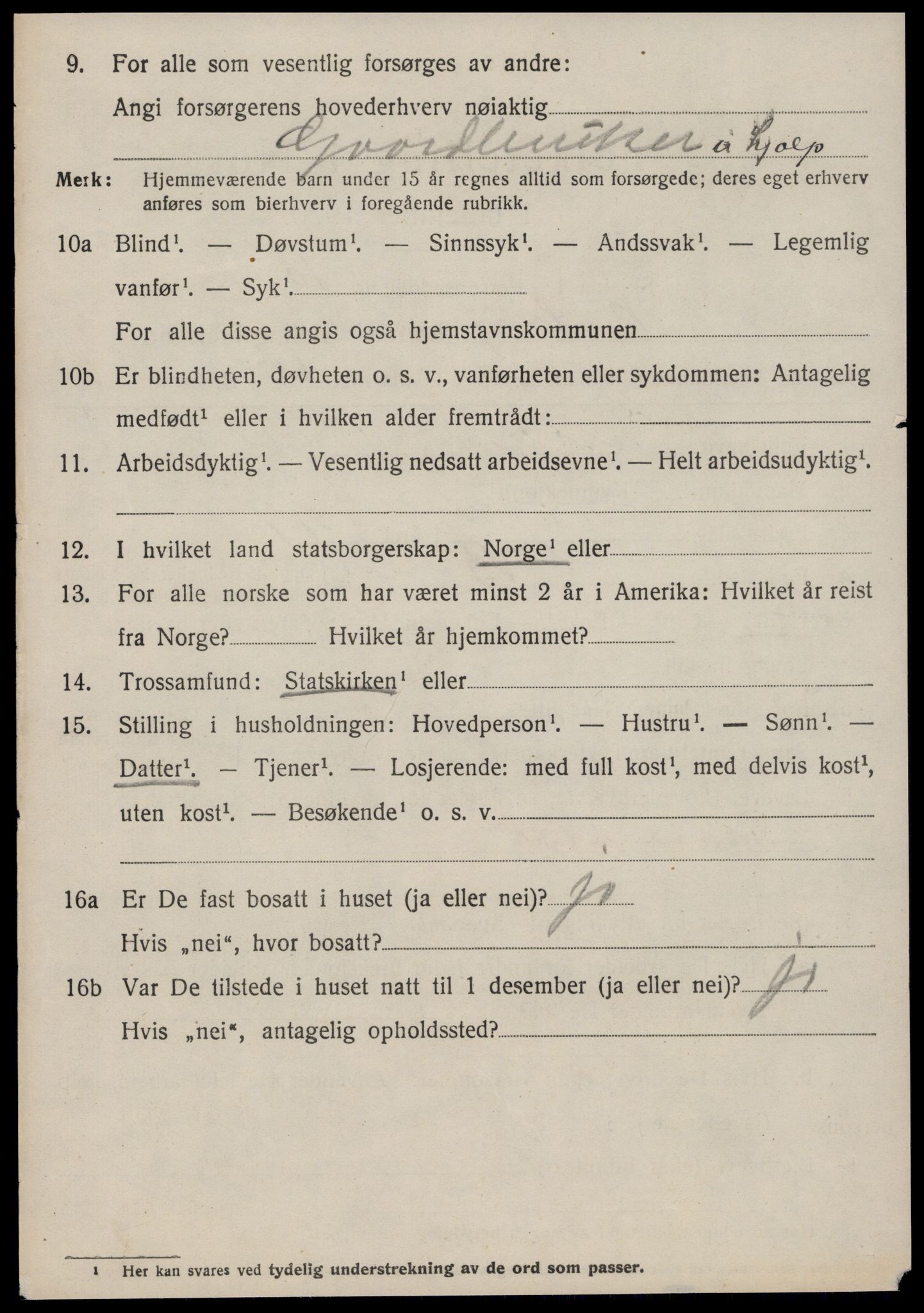 SAT, 1920 census for Bolsøy, 1920, p. 8228