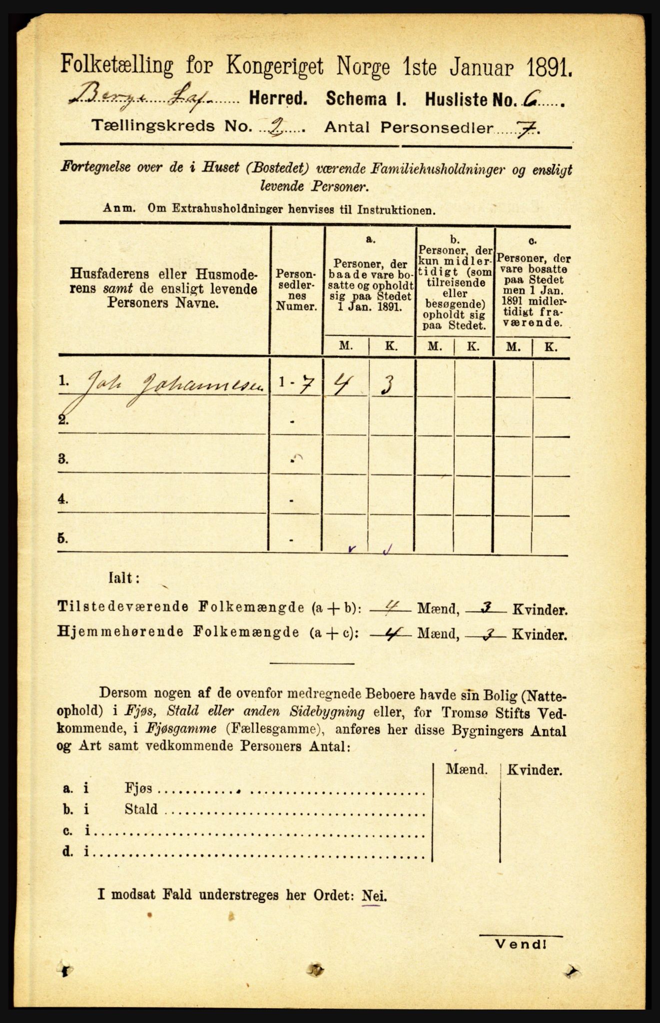 RA, 1891 census for 1862 Borge, 1891, p. 850