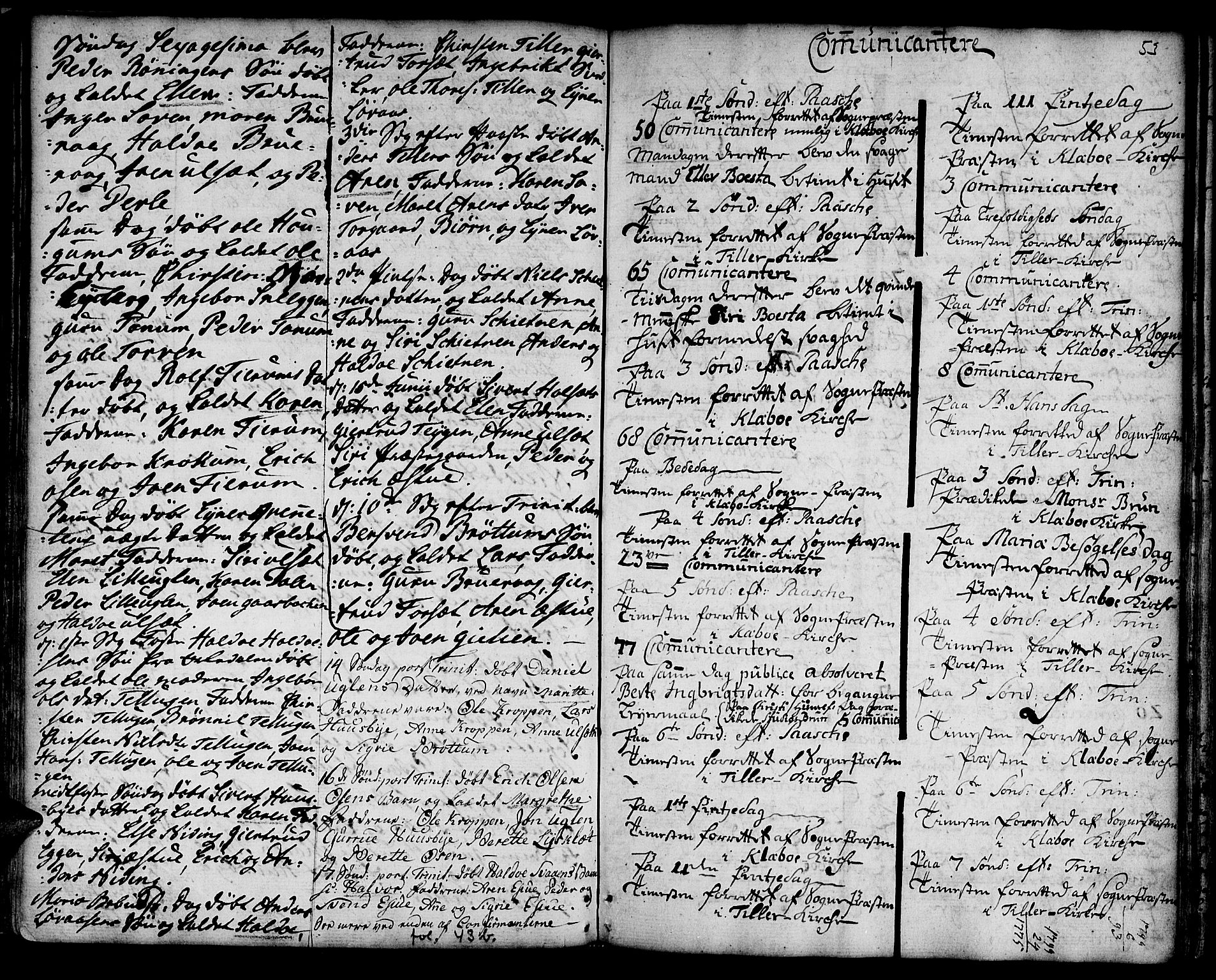 Ministerialprotokoller, klokkerbøker og fødselsregistre - Sør-Trøndelag, SAT/A-1456/618/L0437: Parish register (official) no. 618A02, 1749-1782, p. 53