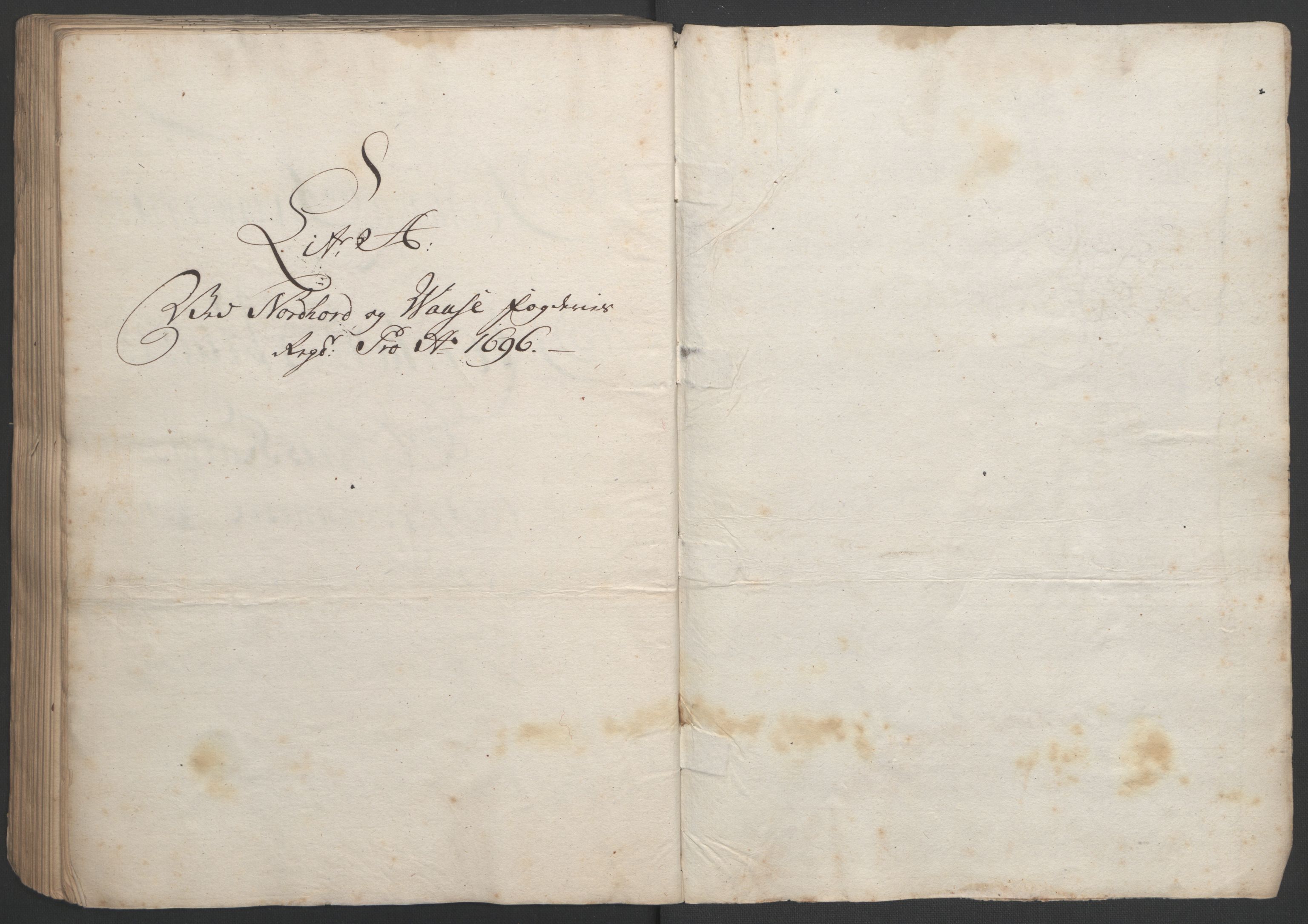 Rentekammeret inntil 1814, Reviderte regnskaper, Fogderegnskap, RA/EA-4092/R51/L3183: Fogderegnskap Nordhordland og Voss, 1695-1697, p. 263