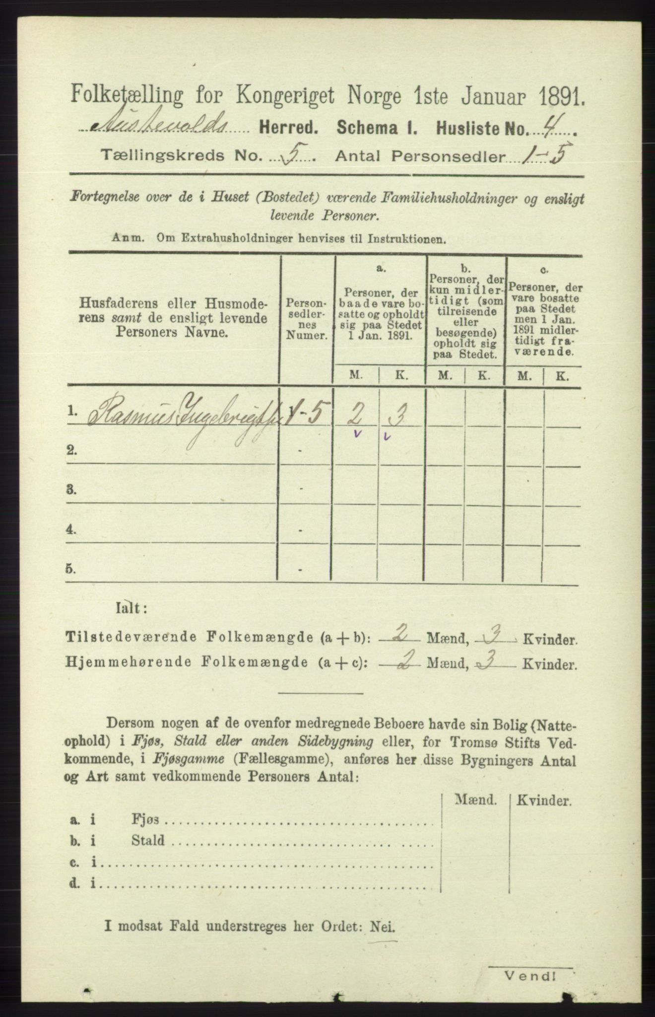 RA, 1891 census for 1244 Austevoll, 1891, p. 1914