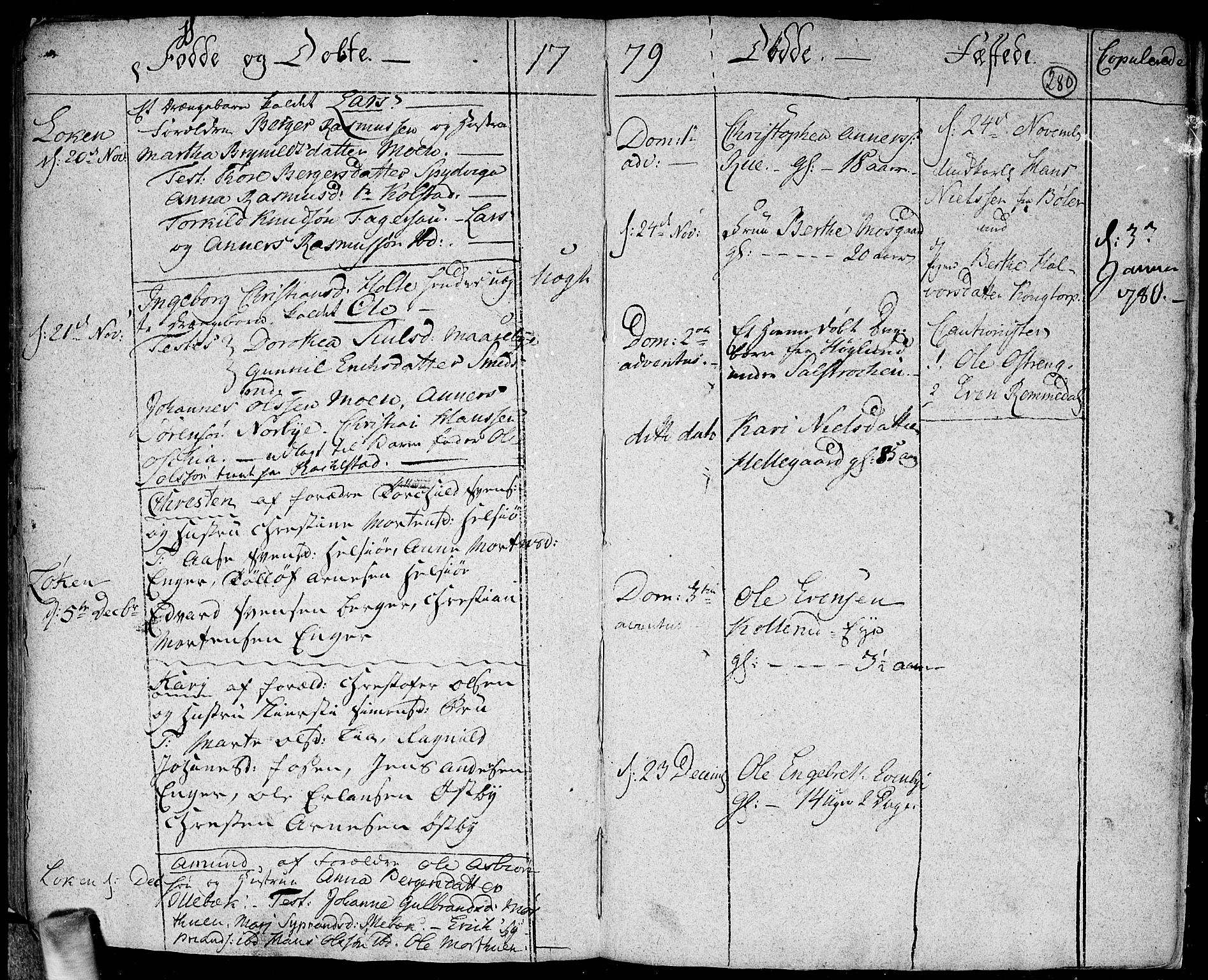 Høland prestekontor Kirkebøker, SAO/A-10346a/F/Fa/L0004: Parish register (official) no. I 4, 1757-1780, p. 280