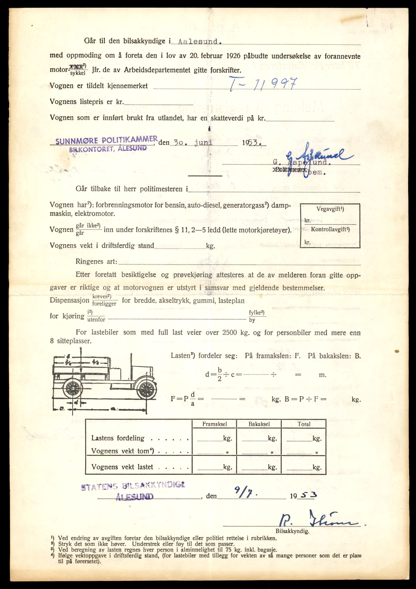 Møre og Romsdal vegkontor - Ålesund trafikkstasjon, AV/SAT-A-4099/F/Fe/L0032: Registreringskort for kjøretøy T 11997 - T 12149, 1927-1998, p. 10