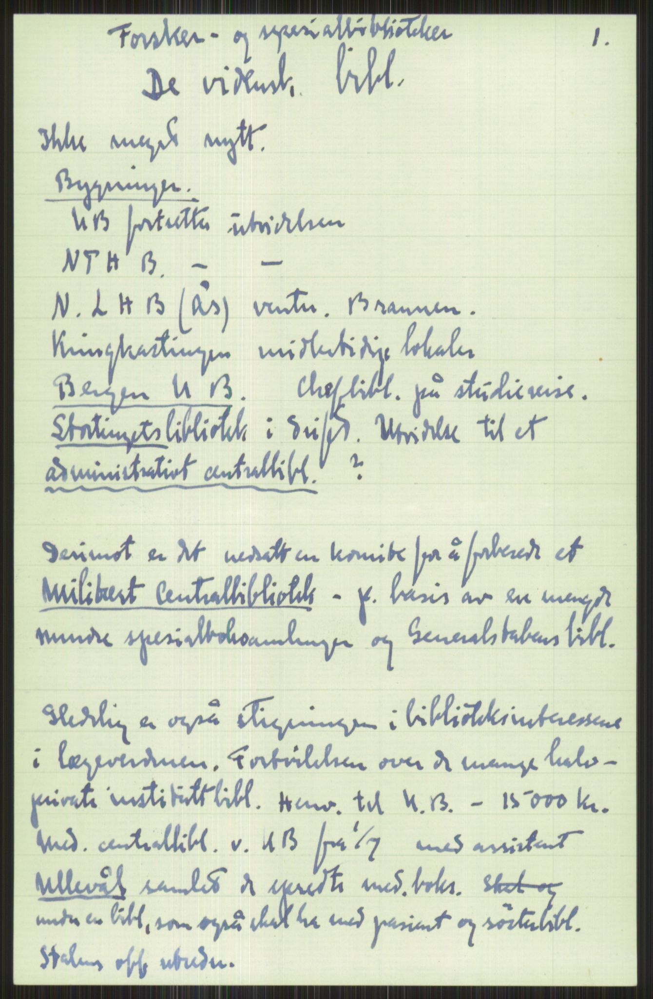 Universitetsbiblioteket i Oslo, RA/S-4102/E/Ea/L0002/0001: -- / Norske bibliotekmøter, 1945-1954, p. 526