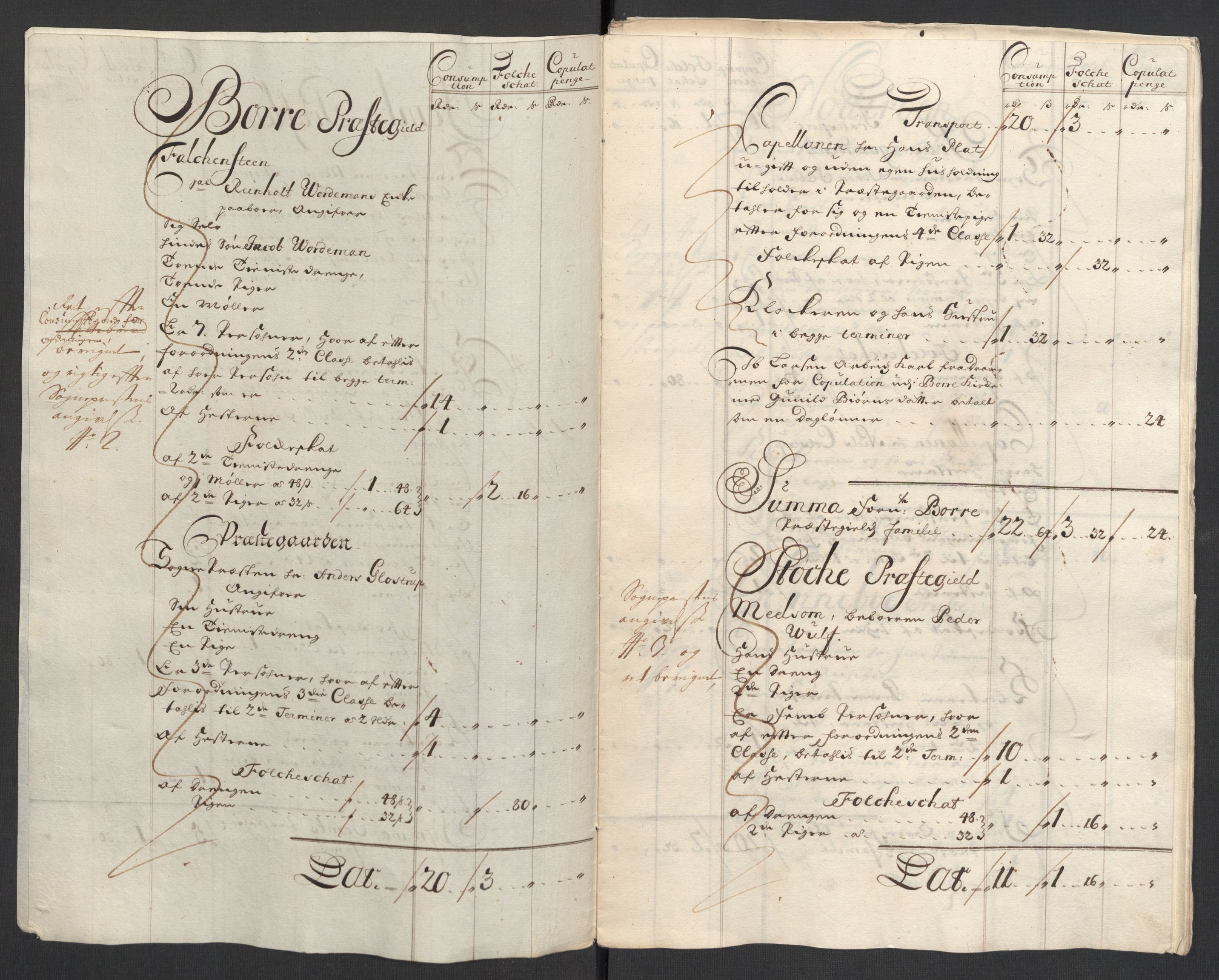 Rentekammeret inntil 1814, Reviderte regnskaper, Fogderegnskap, RA/EA-4092/R32/L1871: Fogderegnskap Jarlsberg grevskap, 1703-1705, p. 263