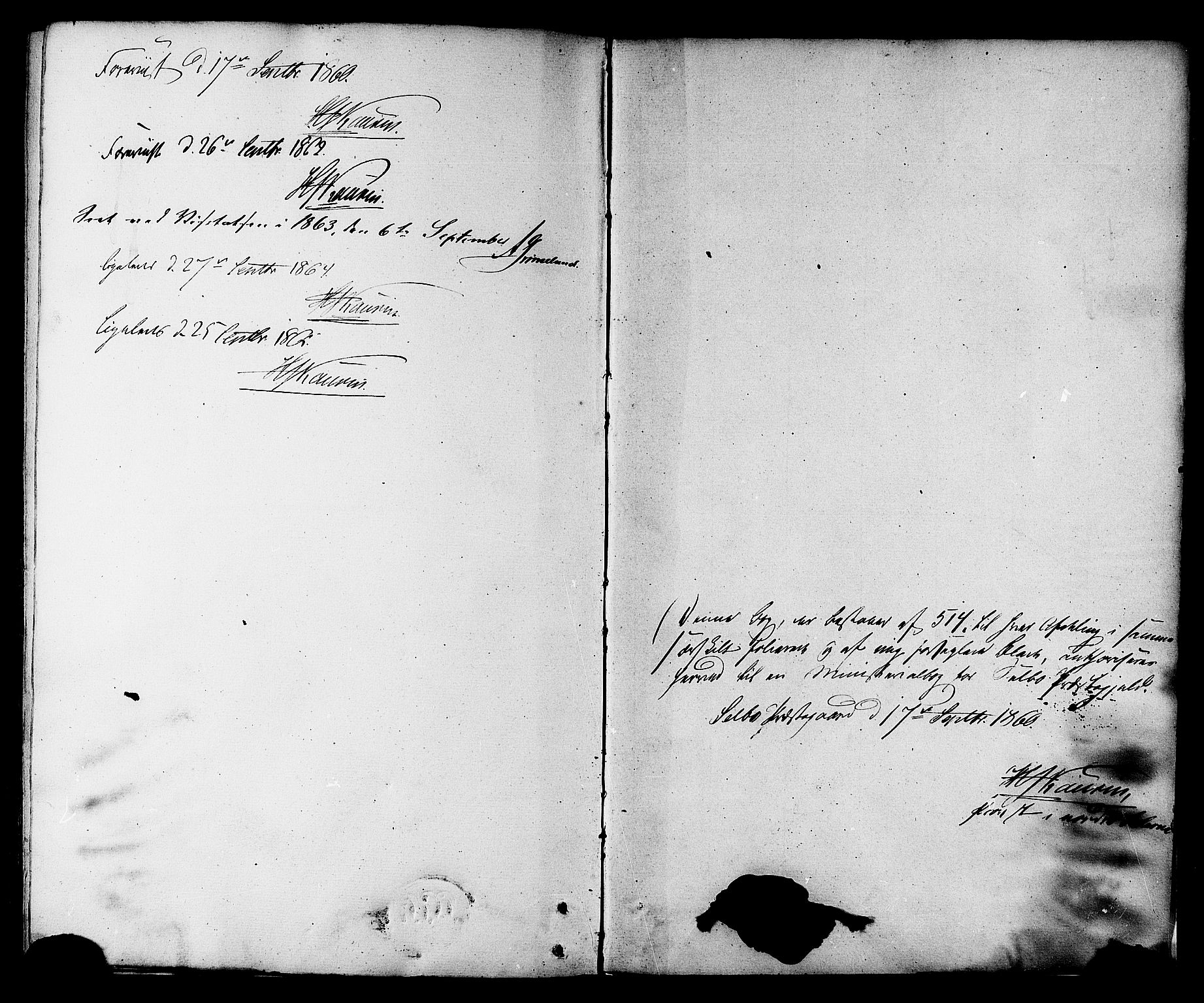 Ministerialprotokoller, klokkerbøker og fødselsregistre - Sør-Trøndelag, SAT/A-1456/695/L1147: Parish register (official) no. 695A07, 1860-1877