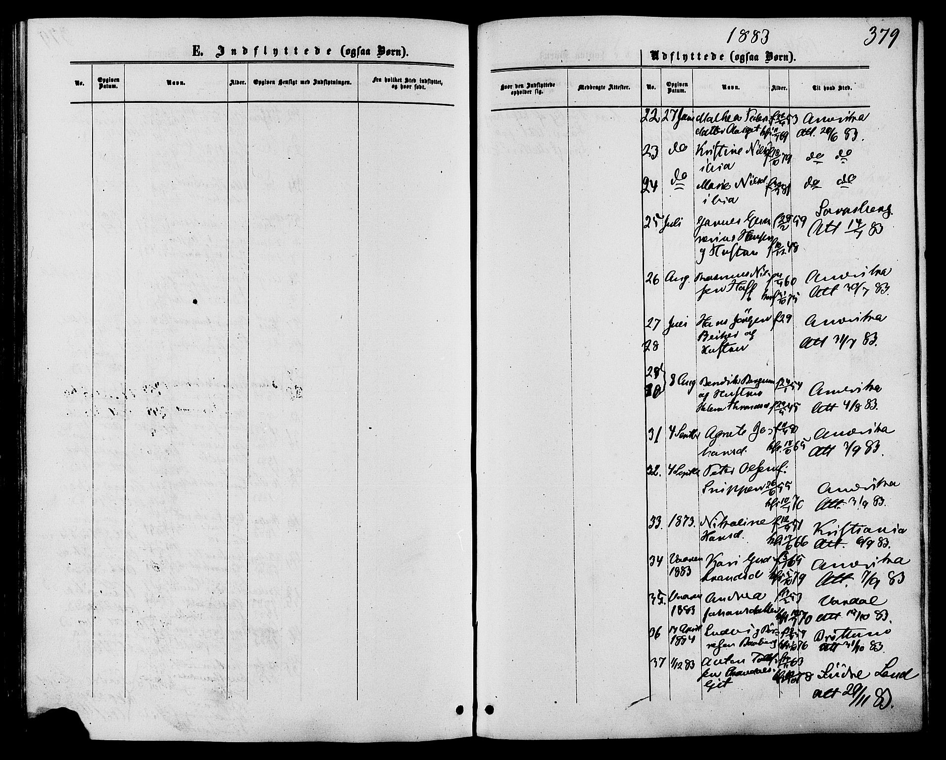 Biri prestekontor, SAH/PREST-096/H/Ha/Haa/L0006: Parish register (official) no. 6, 1877-1886, p. 379