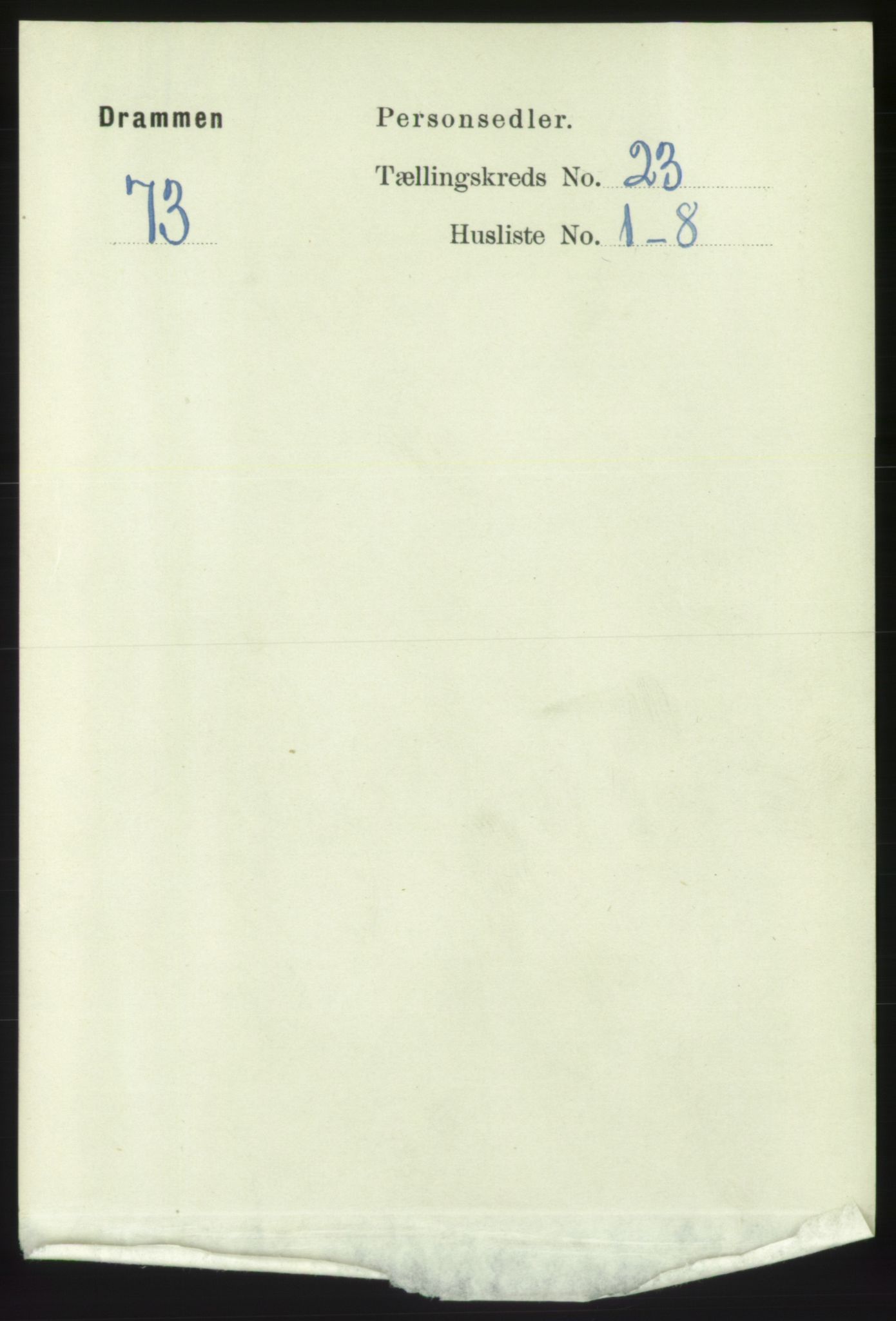 RA, 1891 census for 0602 Drammen, 1891, p. 14058