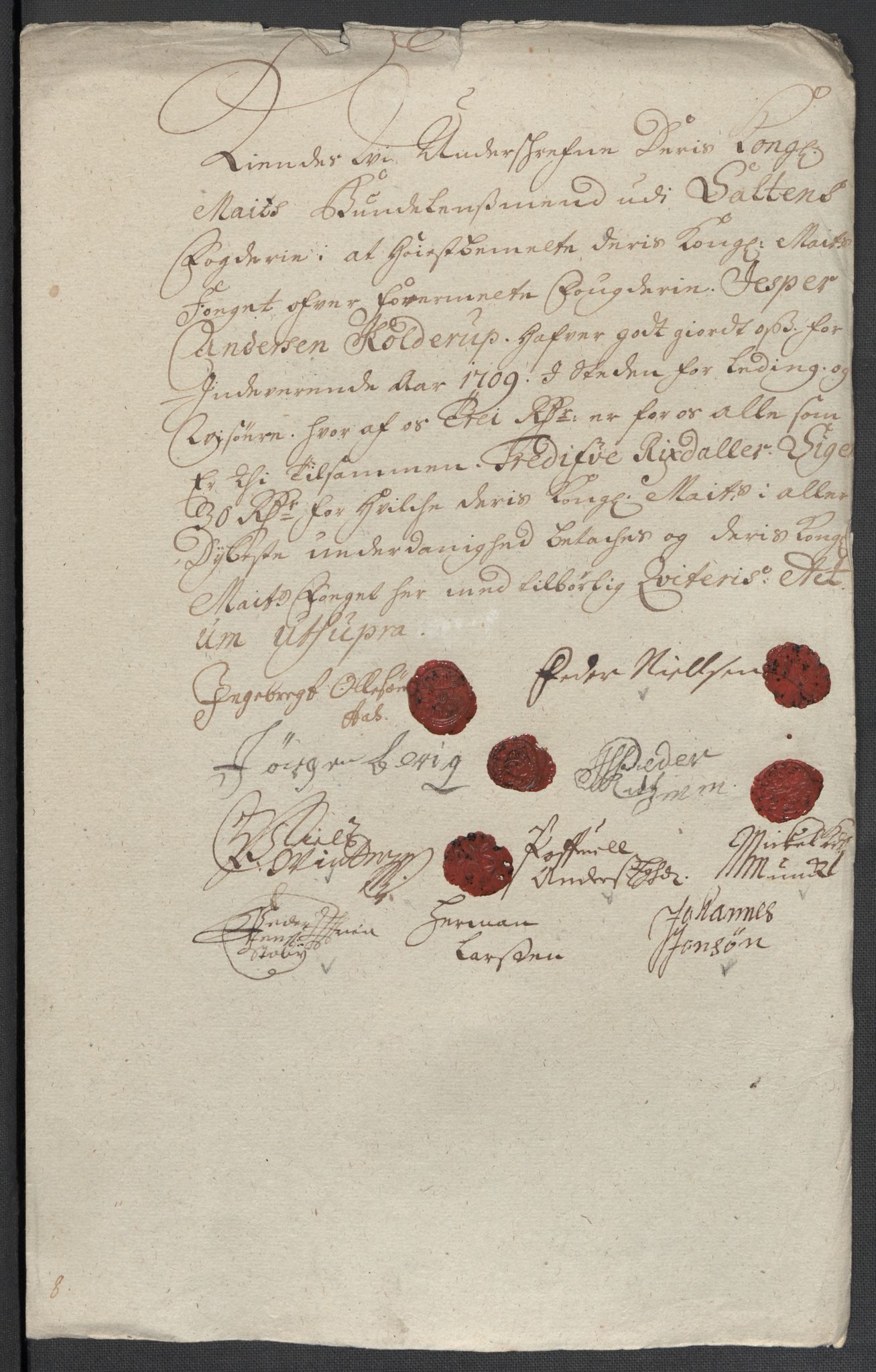 Rentekammeret inntil 1814, Reviderte regnskaper, Fogderegnskap, AV/RA-EA-4092/R66/L4581: Fogderegnskap Salten, 1707-1710, p. 393