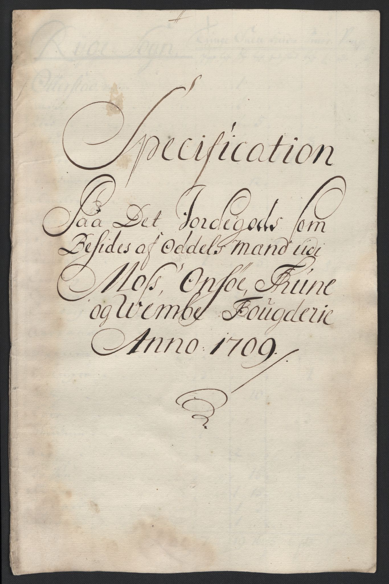 Rentekammeret inntil 1814, Reviderte regnskaper, Fogderegnskap, RA/EA-4092/R04/L0135: Fogderegnskap Moss, Onsøy, Tune, Veme og Åbygge, 1709-1710, p. 111