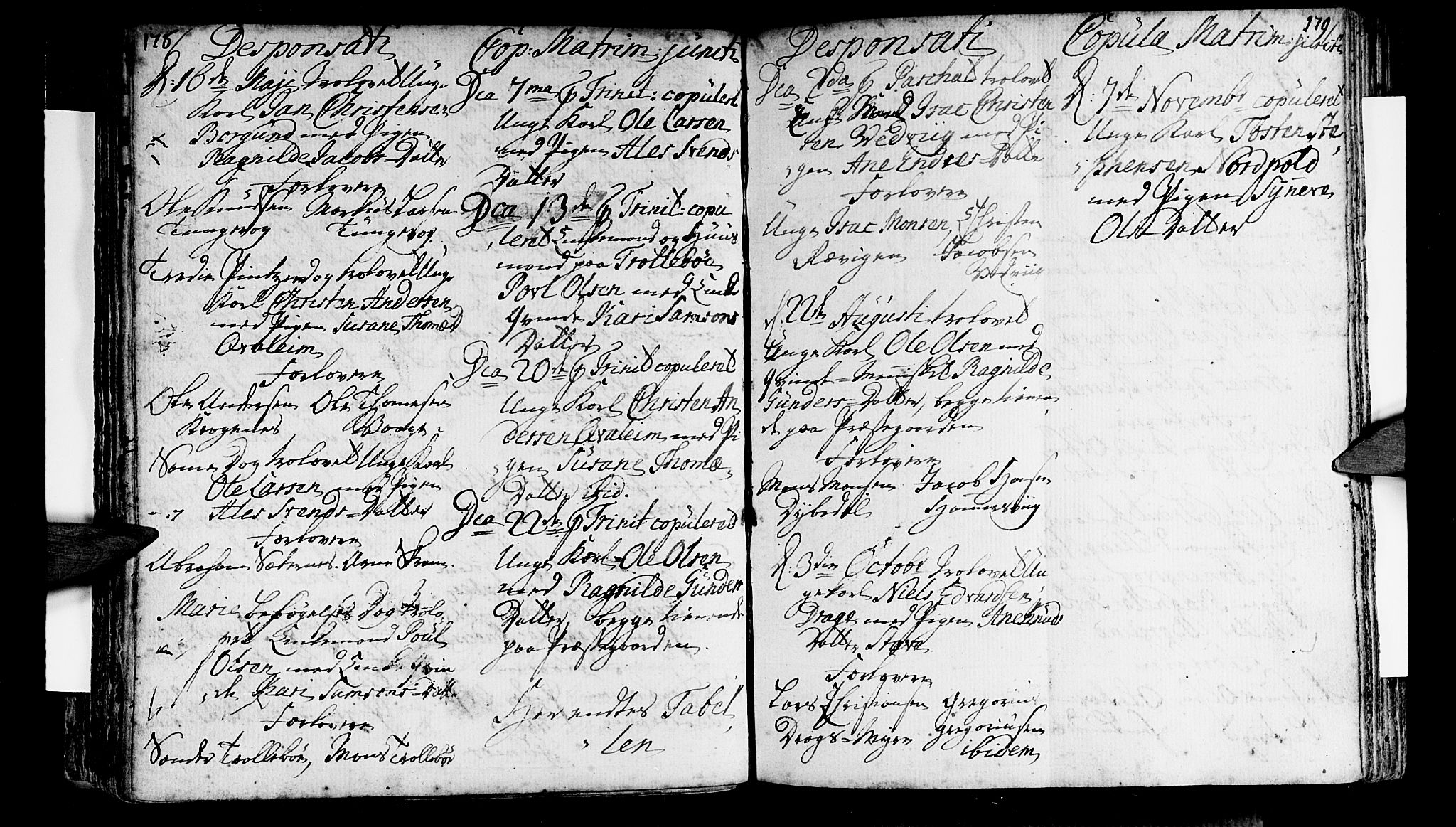 Selje sokneprestembete, SAB/A-99938/H/Ha/Haa/Haaa: Parish register (official) no. A 4, 1743-1759, p. 178-179