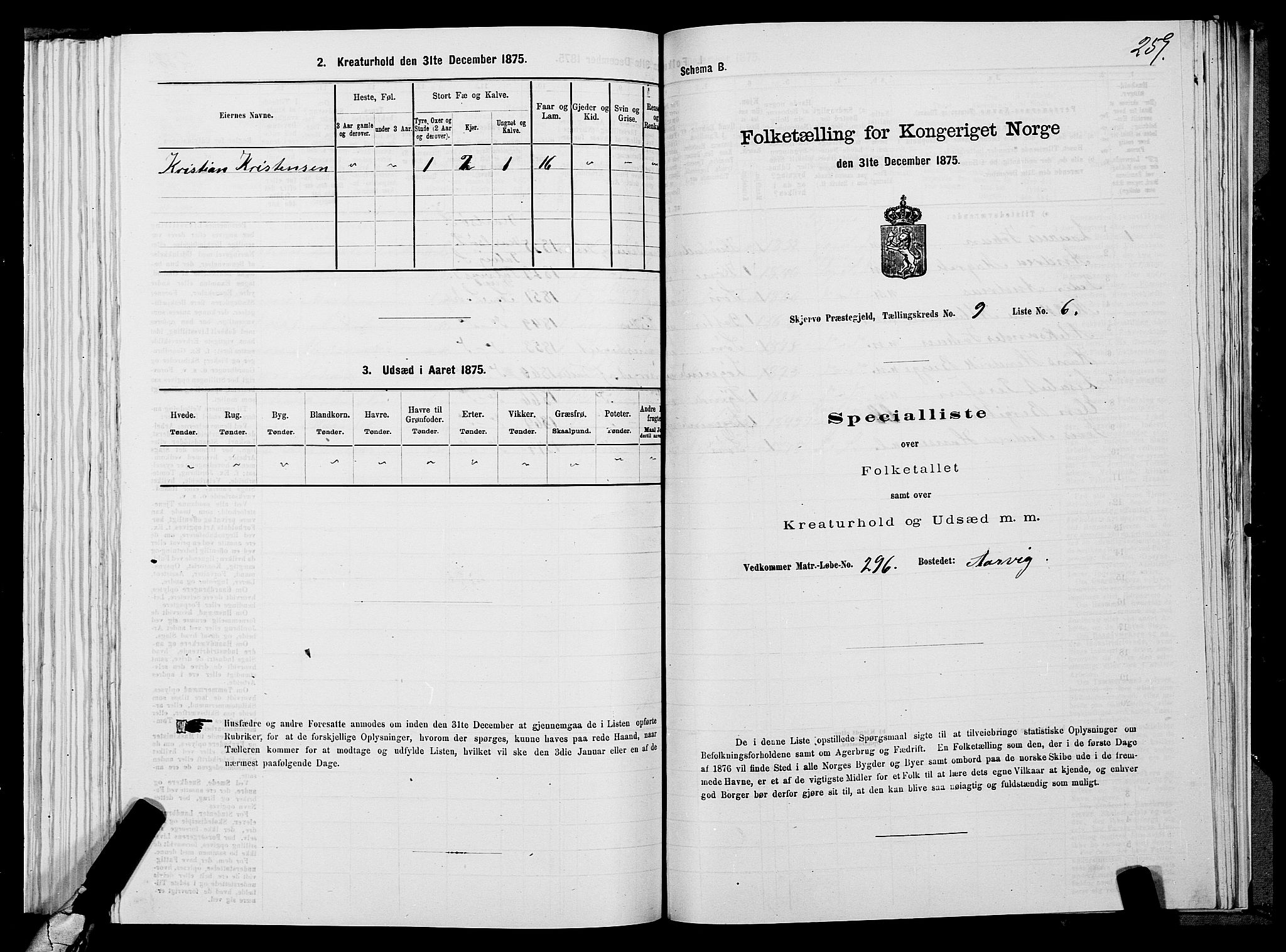 SATØ, 1875 census for 1941P Skjervøy, 1875, p. 6259