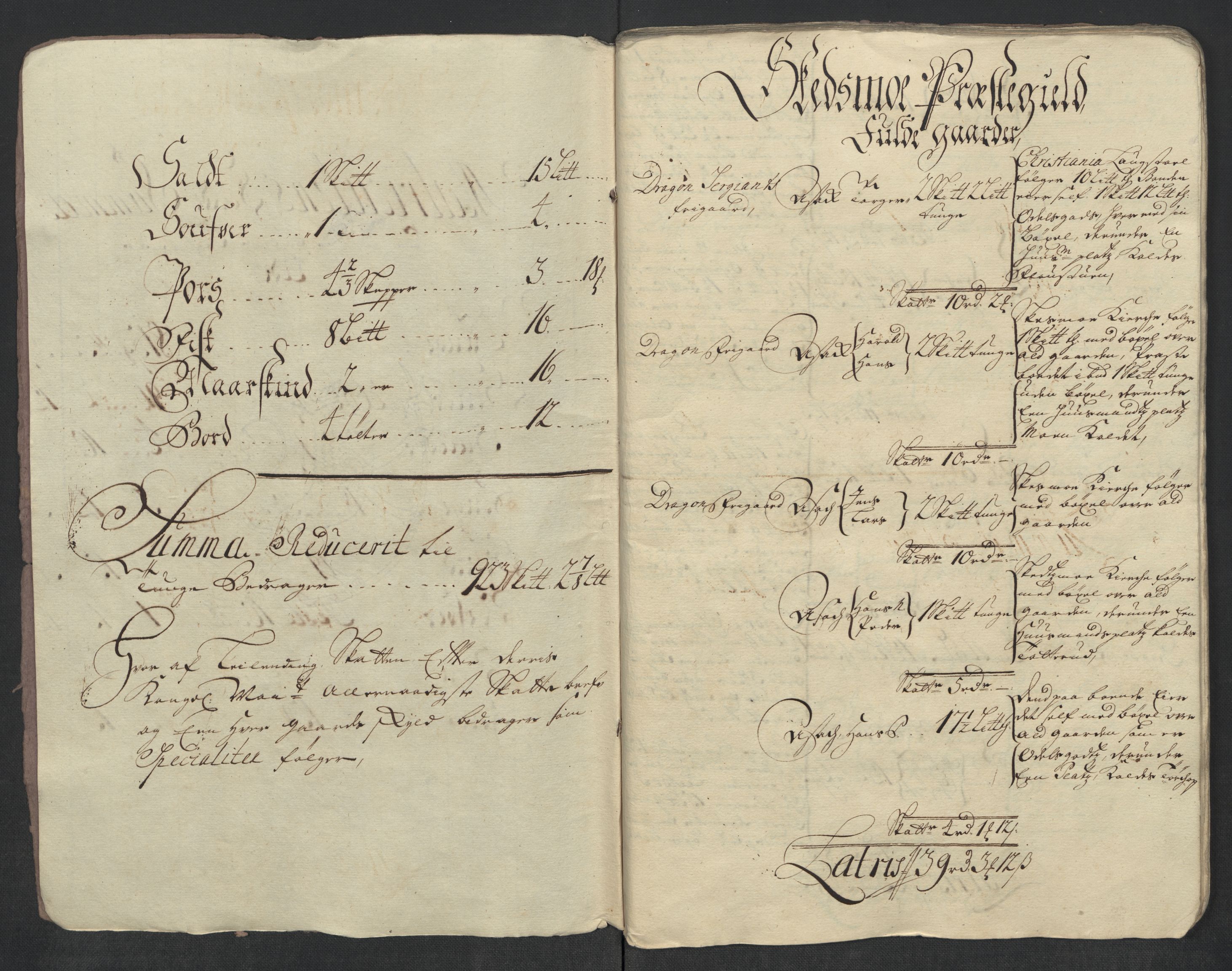 Rentekammeret inntil 1814, Reviderte regnskaper, Fogderegnskap, AV/RA-EA-4092/R11/L0594: Fogderegnskap Nedre Romerike, 1712, p. 15