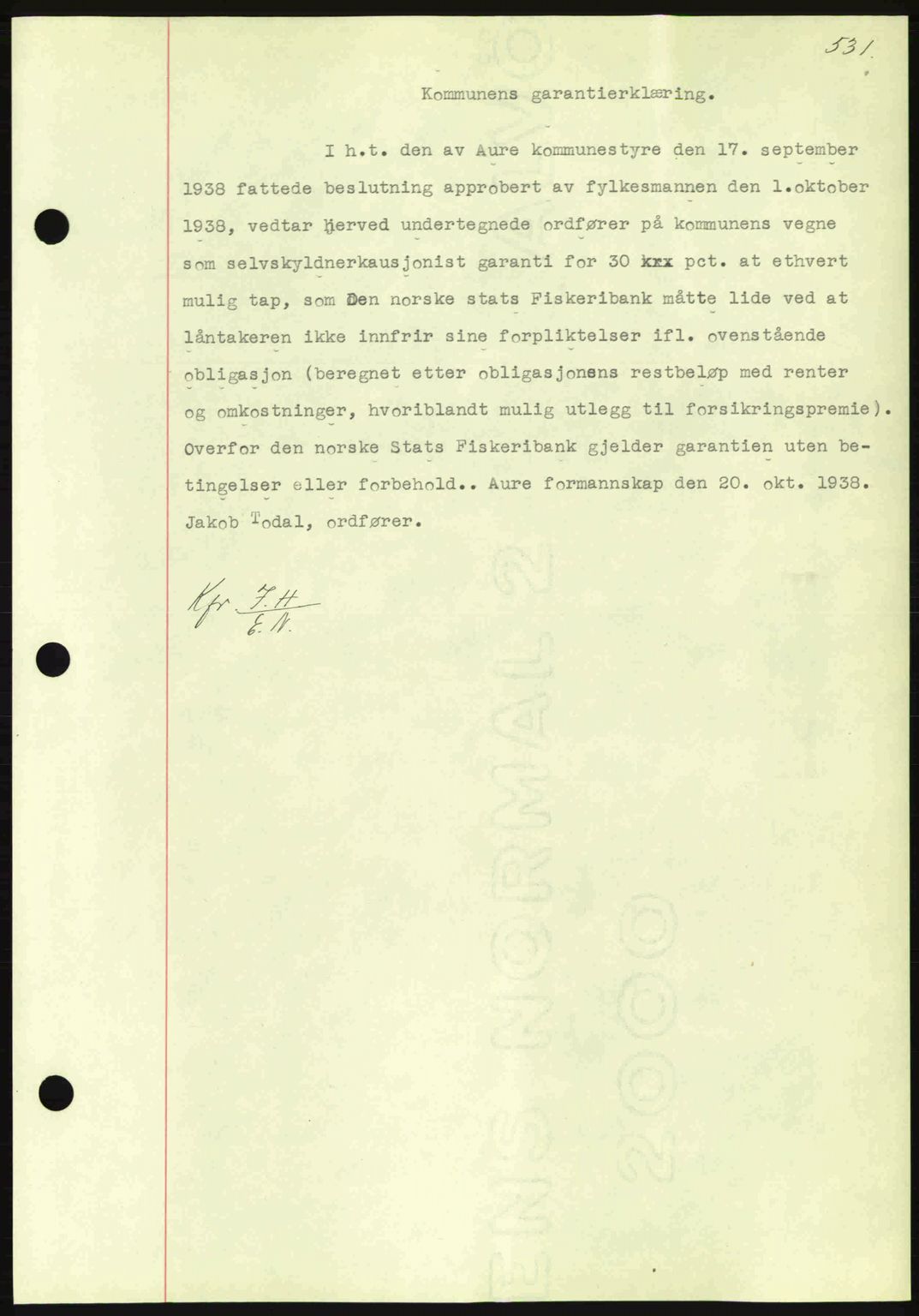 Nordmøre sorenskriveri, AV/SAT-A-4132/1/2/2Ca: Mortgage book no. B84, 1938-1939, Diary no: : 70/1939