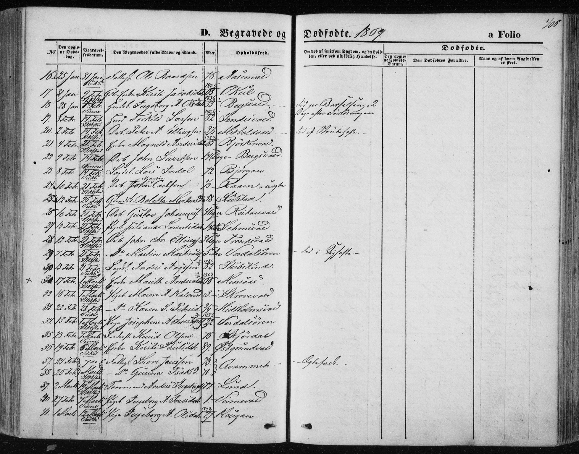 Ministerialprotokoller, klokkerbøker og fødselsregistre - Nord-Trøndelag, SAT/A-1458/723/L0241: Parish register (official) no. 723A10, 1860-1869, p. 406