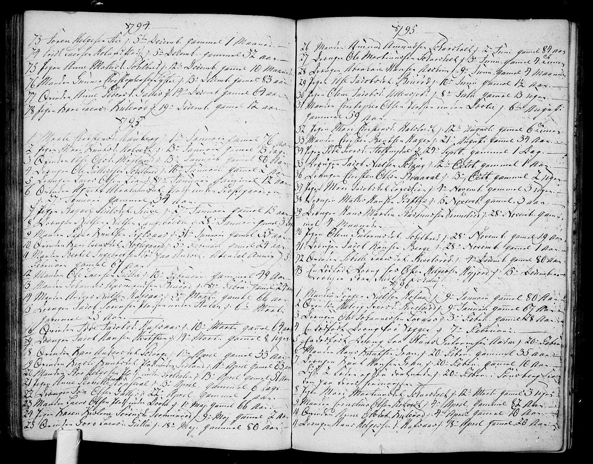 Andebu kirkebøker, AV/SAKO-A-336/F/Fa/L0002: Parish register (official) no. 2, 1733-1802