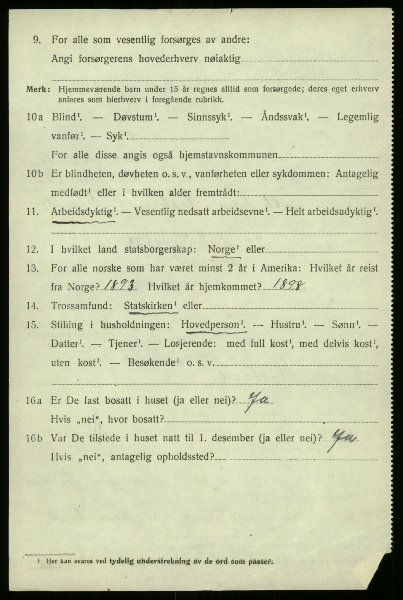 SAB, 1920 census for Askvoll, 1920, p. 5949