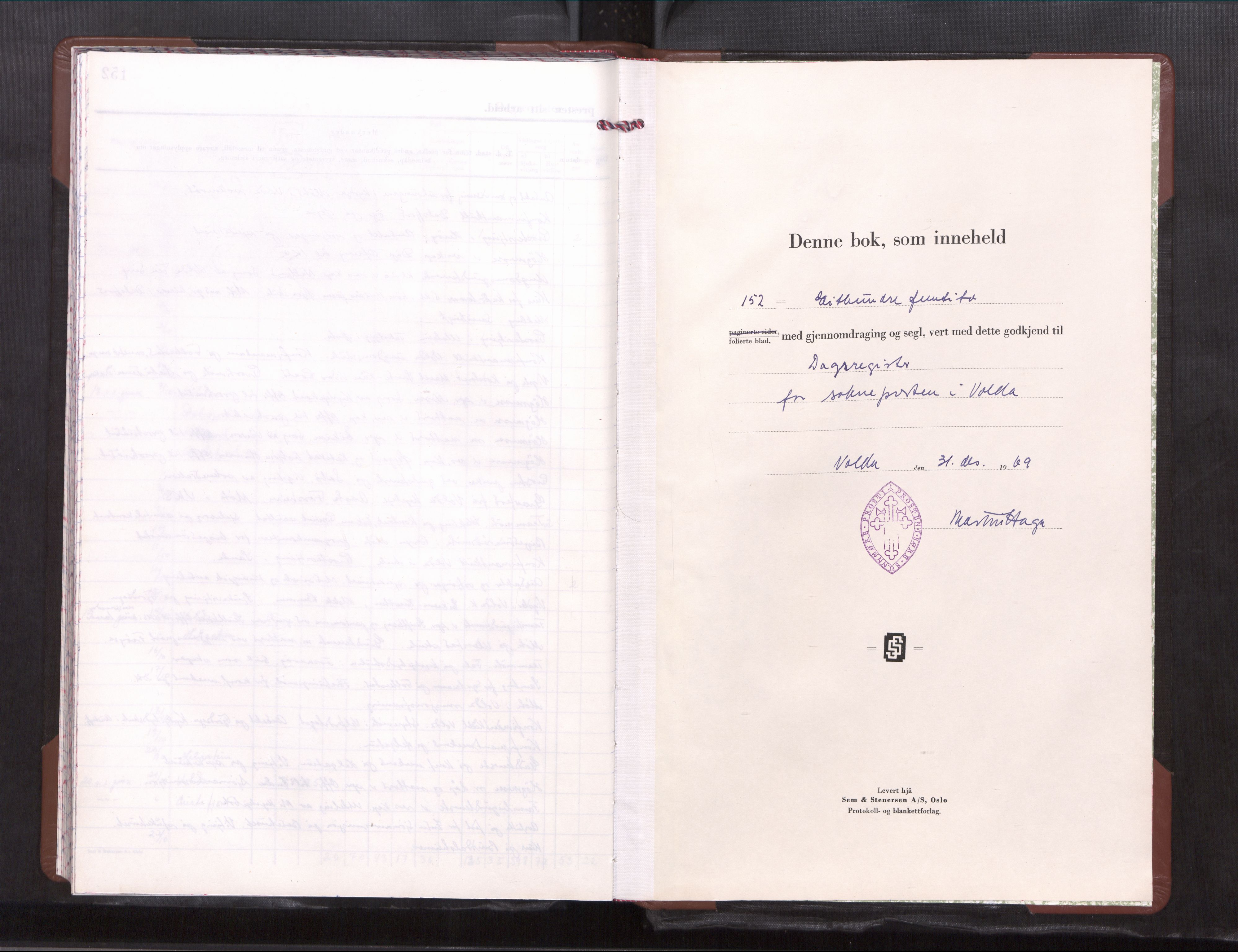 Ministerialprotokoller, klokkerbøker og fødselsregistre - Møre og Romsdal, AV/SAT-A-1454/511/L0150: Diary records no. 511---, 1970-1979