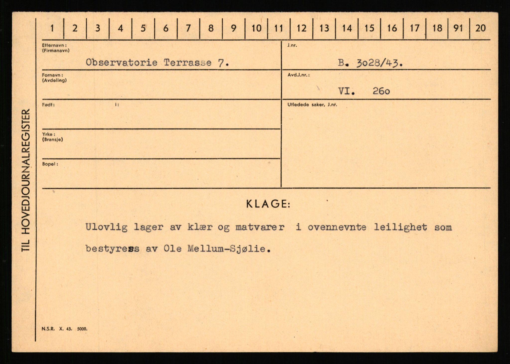 Statspolitiet - Hovedkontoret / Osloavdelingen, AV/RA-S-1329/C/Ca/L0012: Oanæs - Quistgaard	, 1943-1945, p. 10