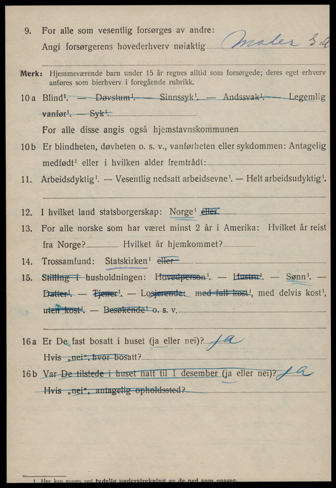 SAT, 1920 census for Ålesund, 1920, p. 11781