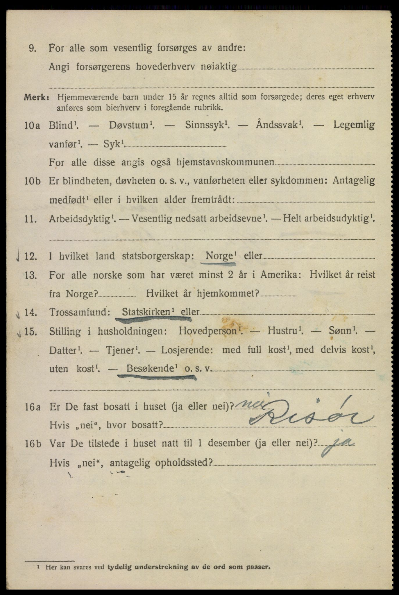 SAO, 1920 census for Kristiania, 1920, p. 461160