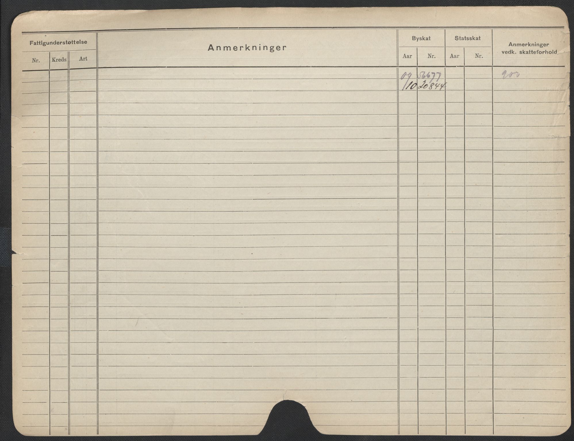 Oslo folkeregister, Registerkort, SAO/A-11715/F/Fa/Fac/L0011: Menn, 1906-1914, p. 1174b